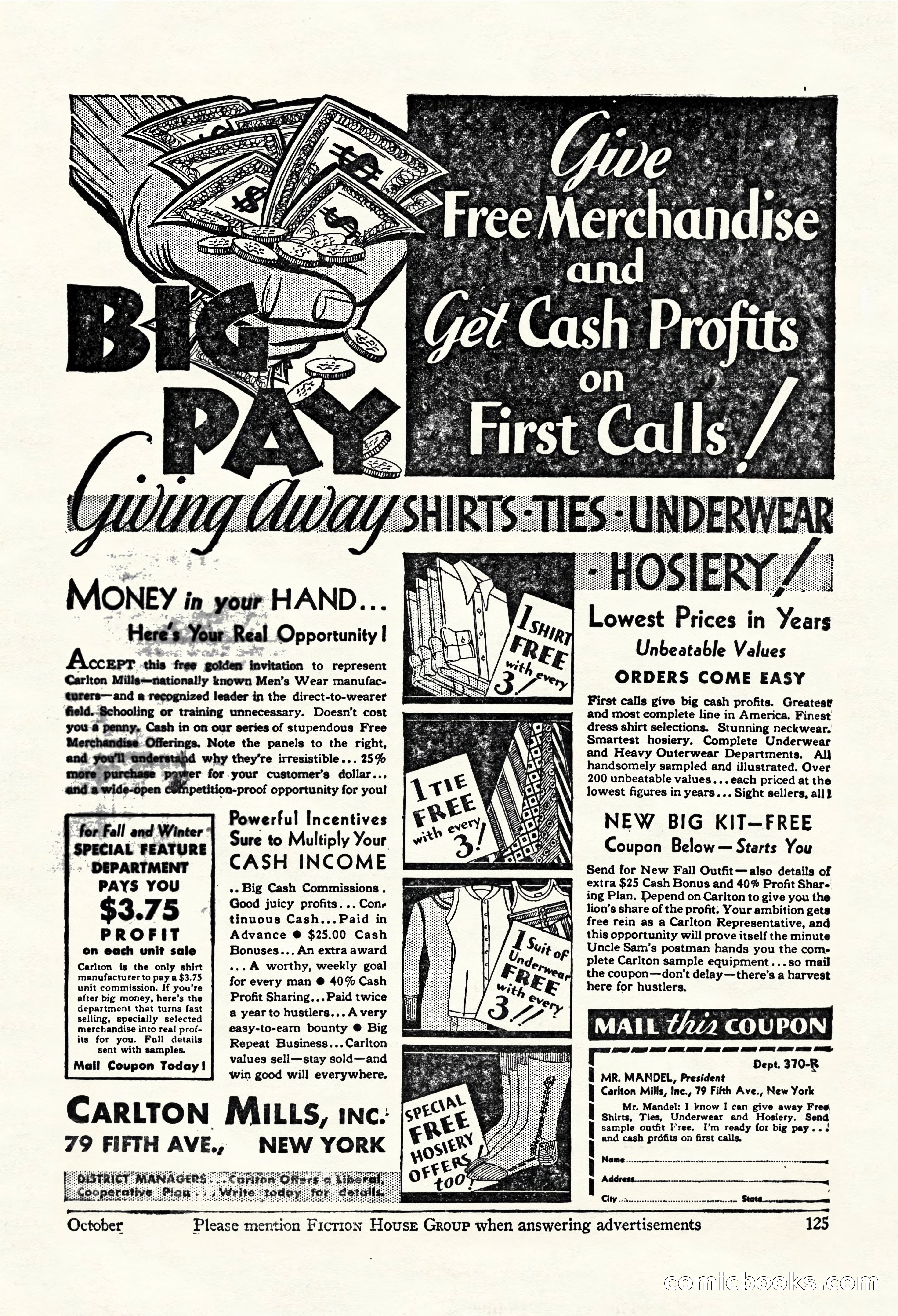 Fight Stories, October 1931 — page 127 of 132