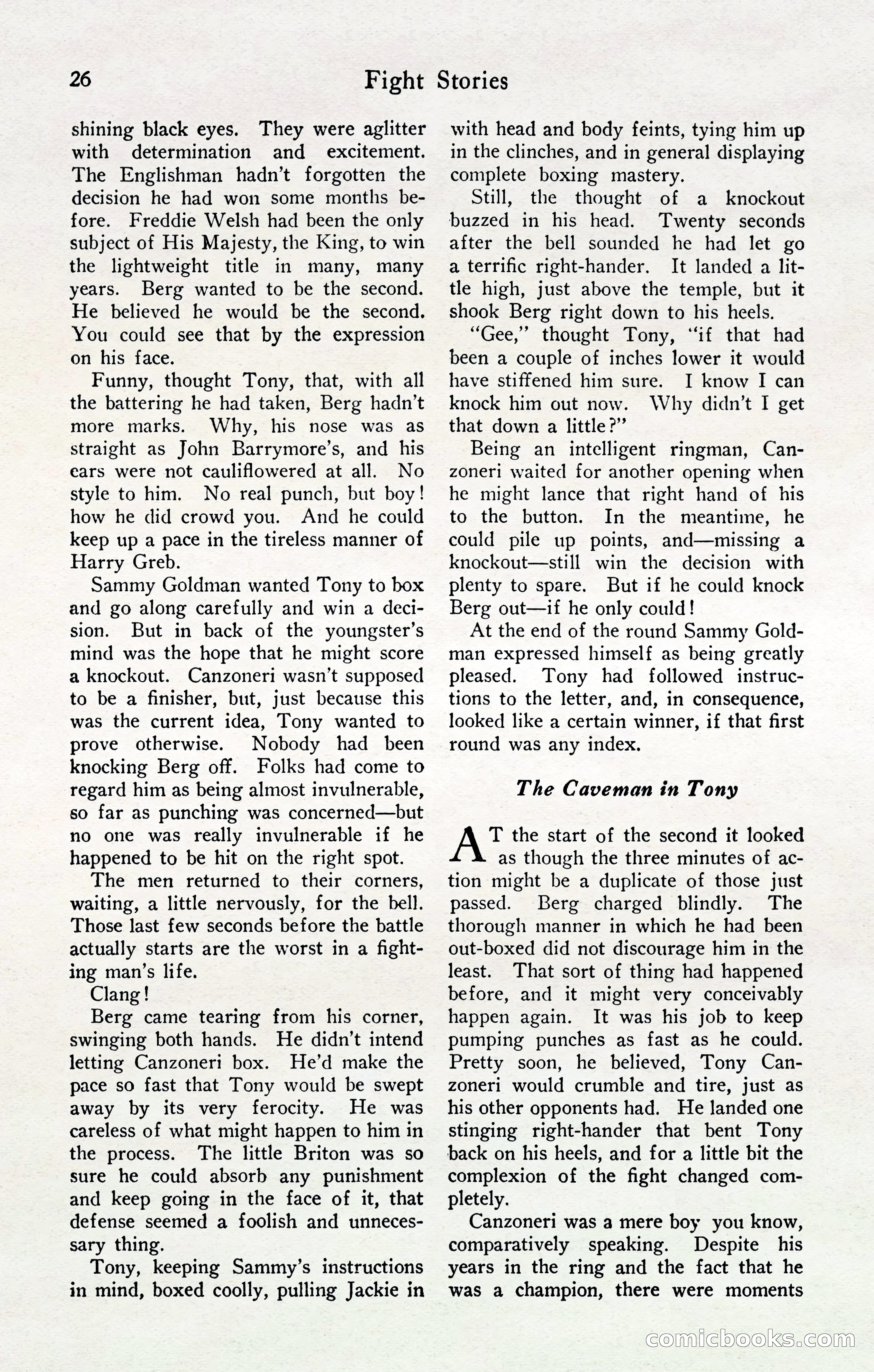 Fight Stories, April 1932 — page 28 of 132