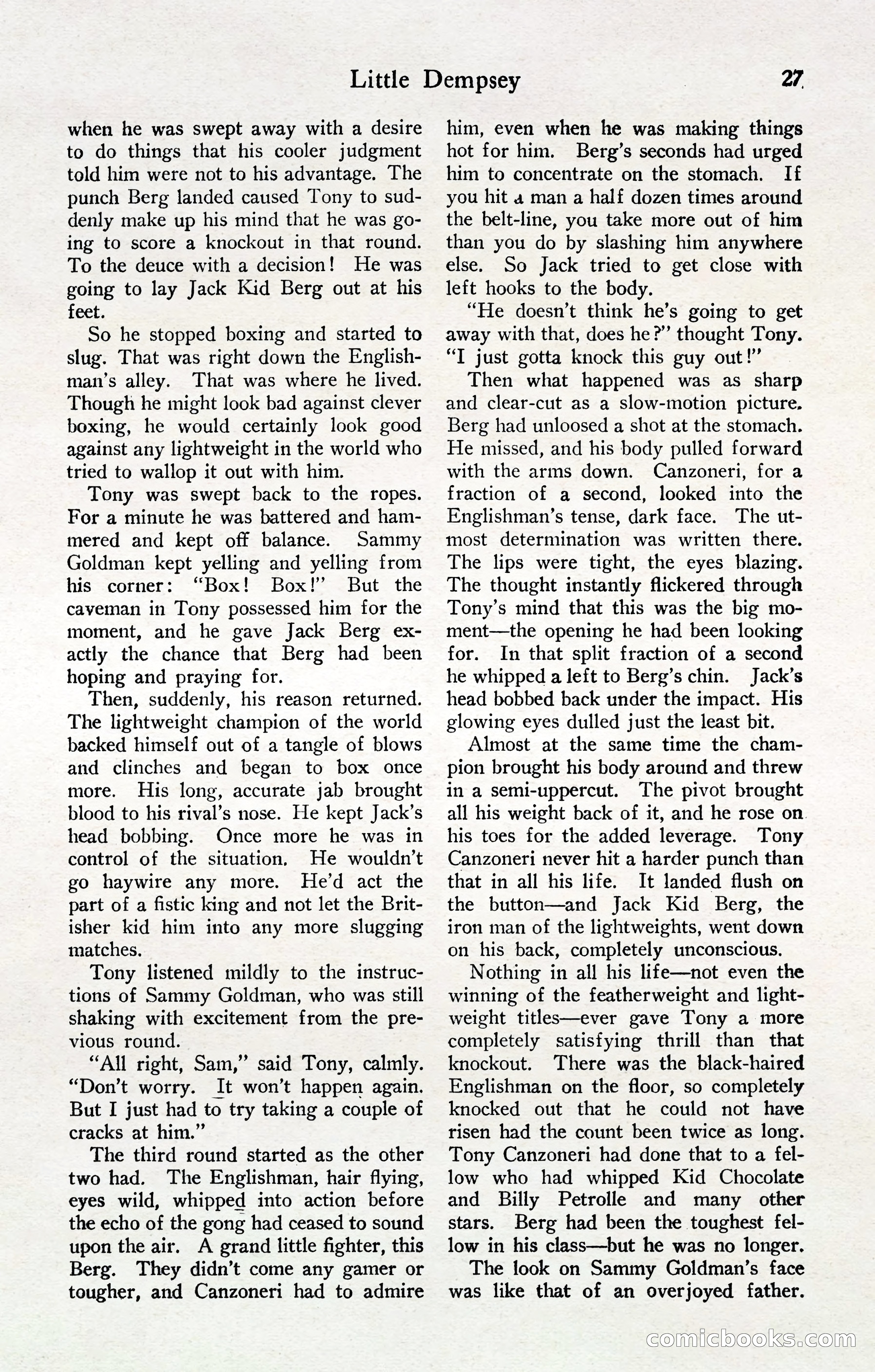 Fight Stories, April 1932 — page 29 of 132
