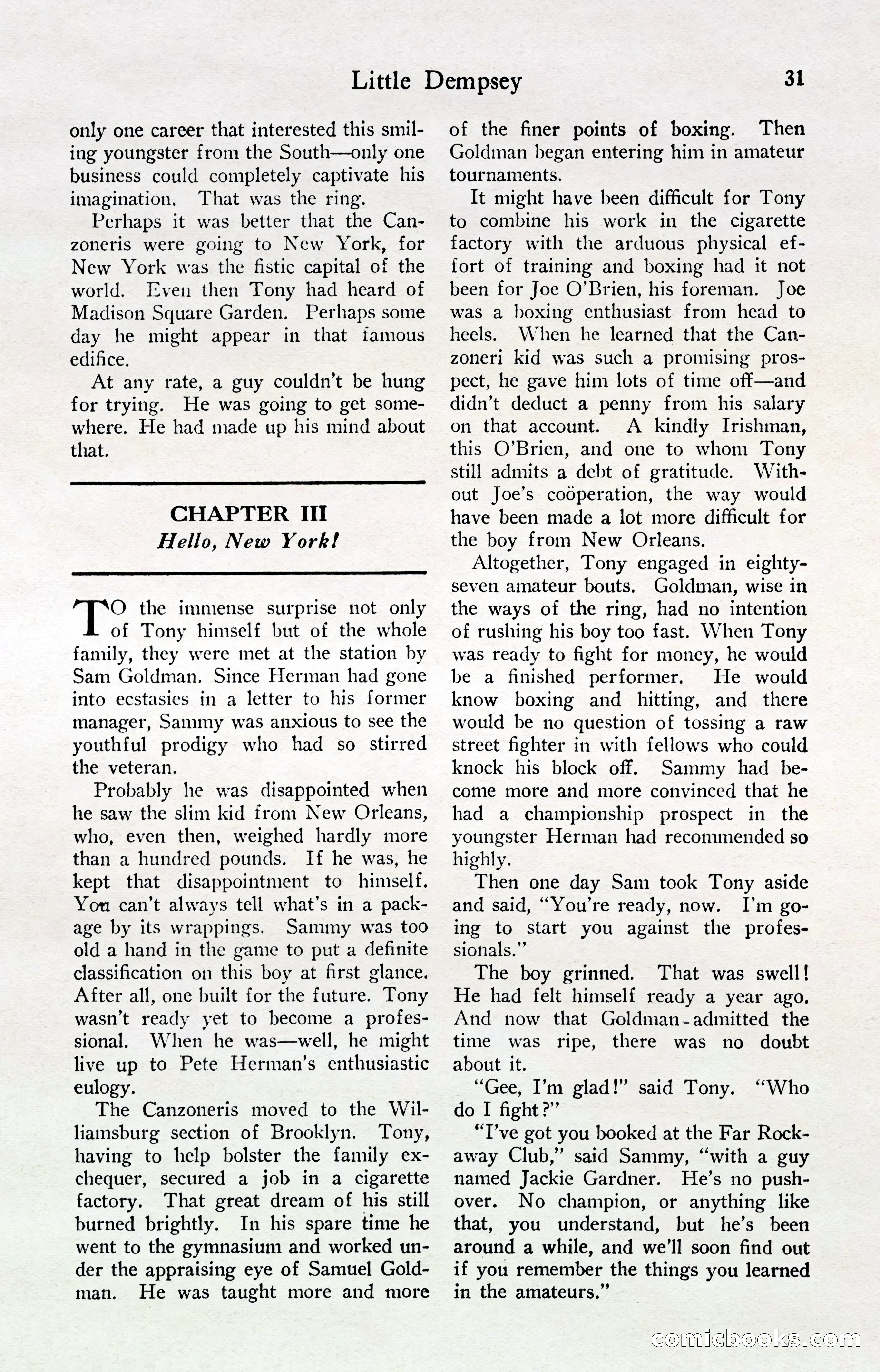 Fight Stories, April 1932 — page 33 of 132