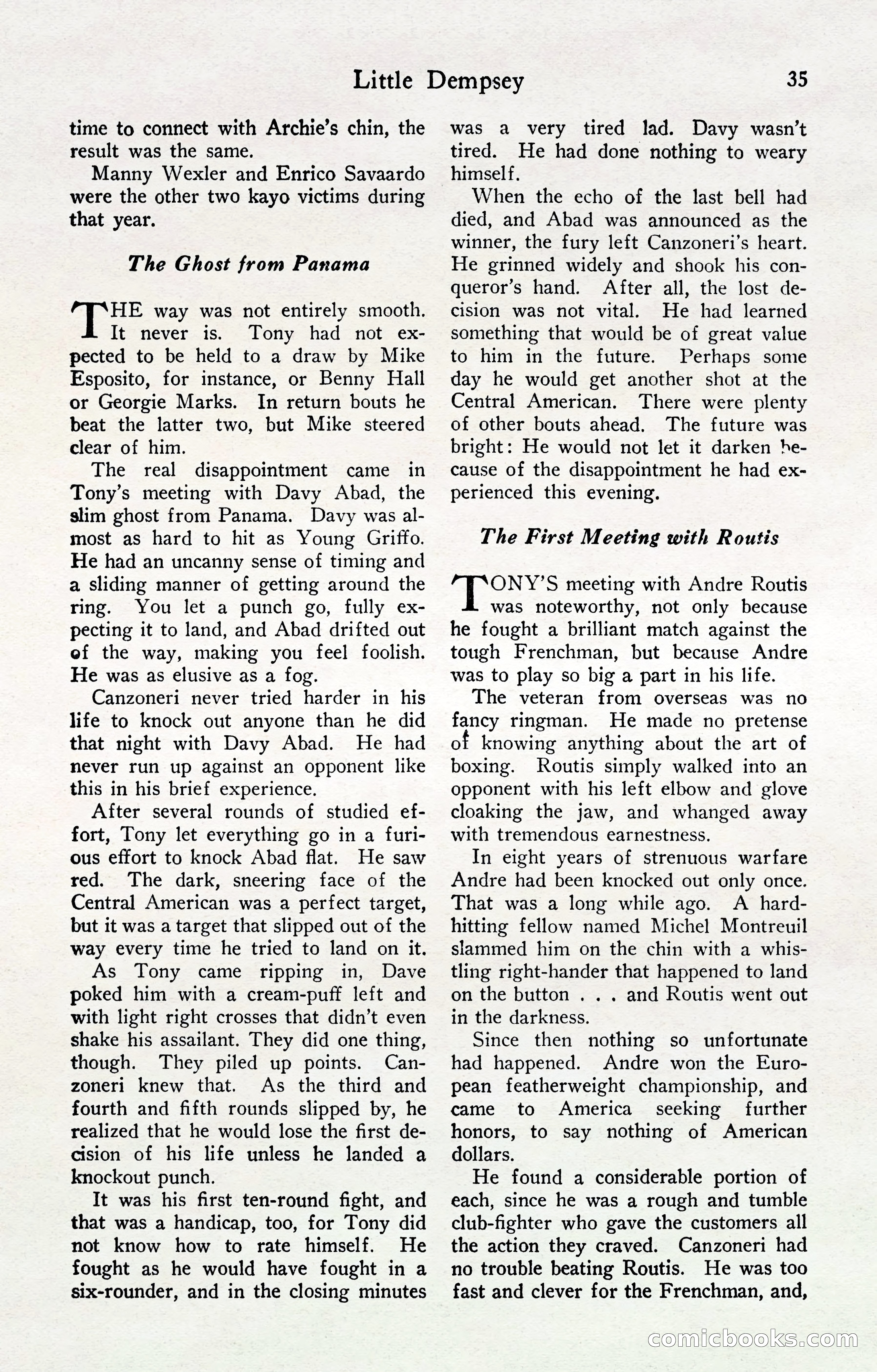 Fight Stories, April 1932 — page 37 of 132