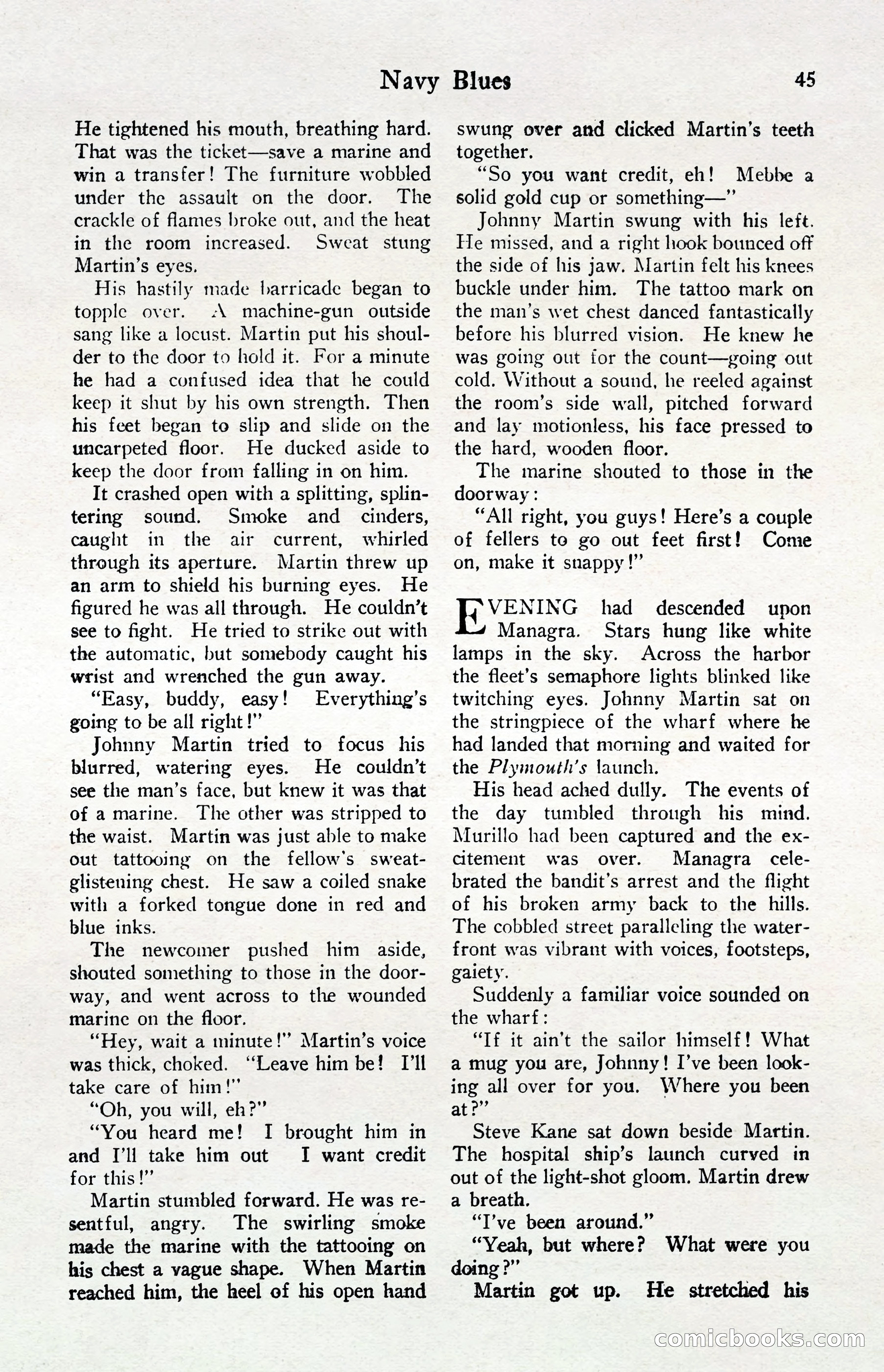 Fight Stories, April 1932 — page 47 of 132