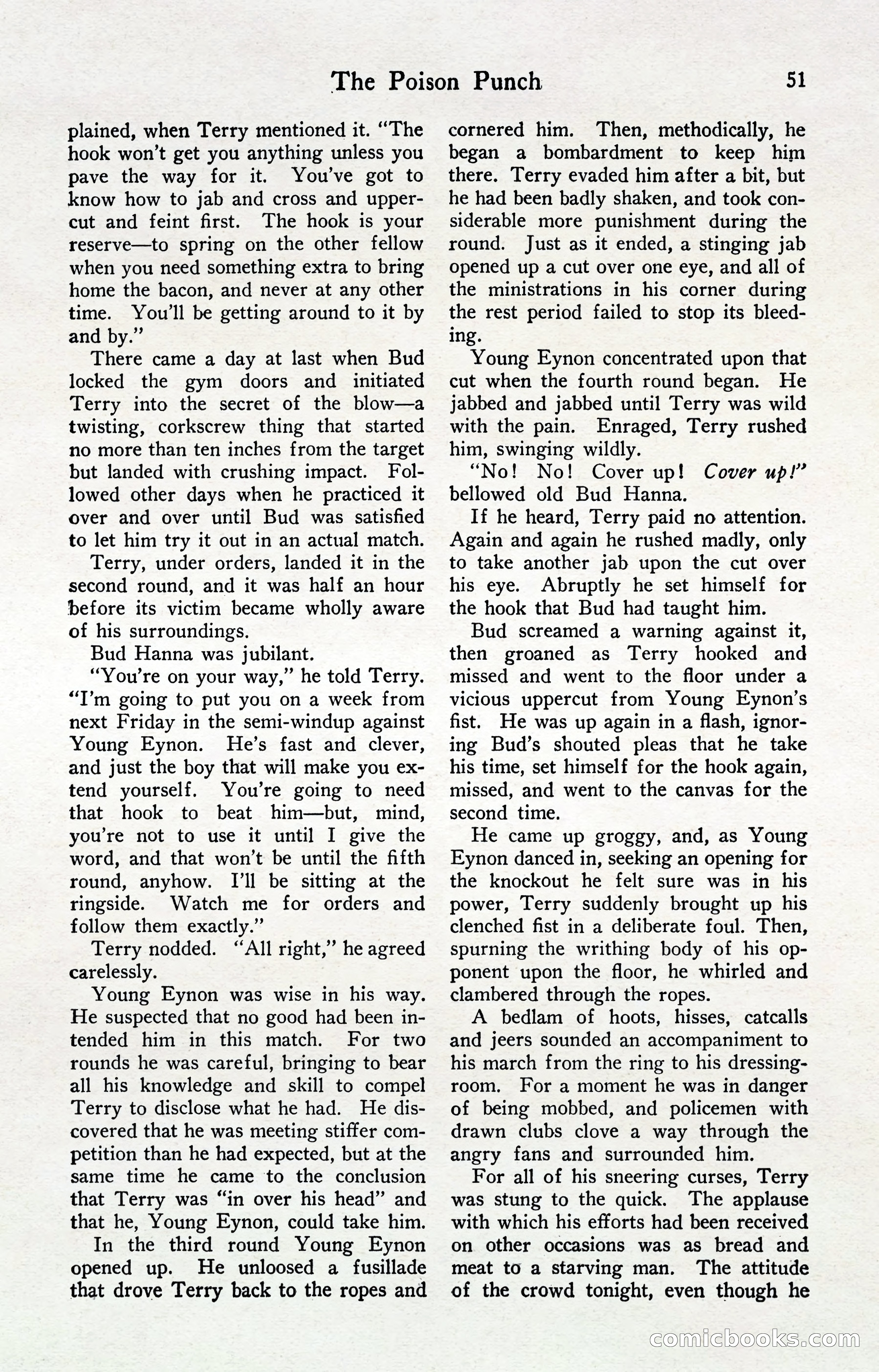 Fight Stories, April 1932 — page 53 of 132