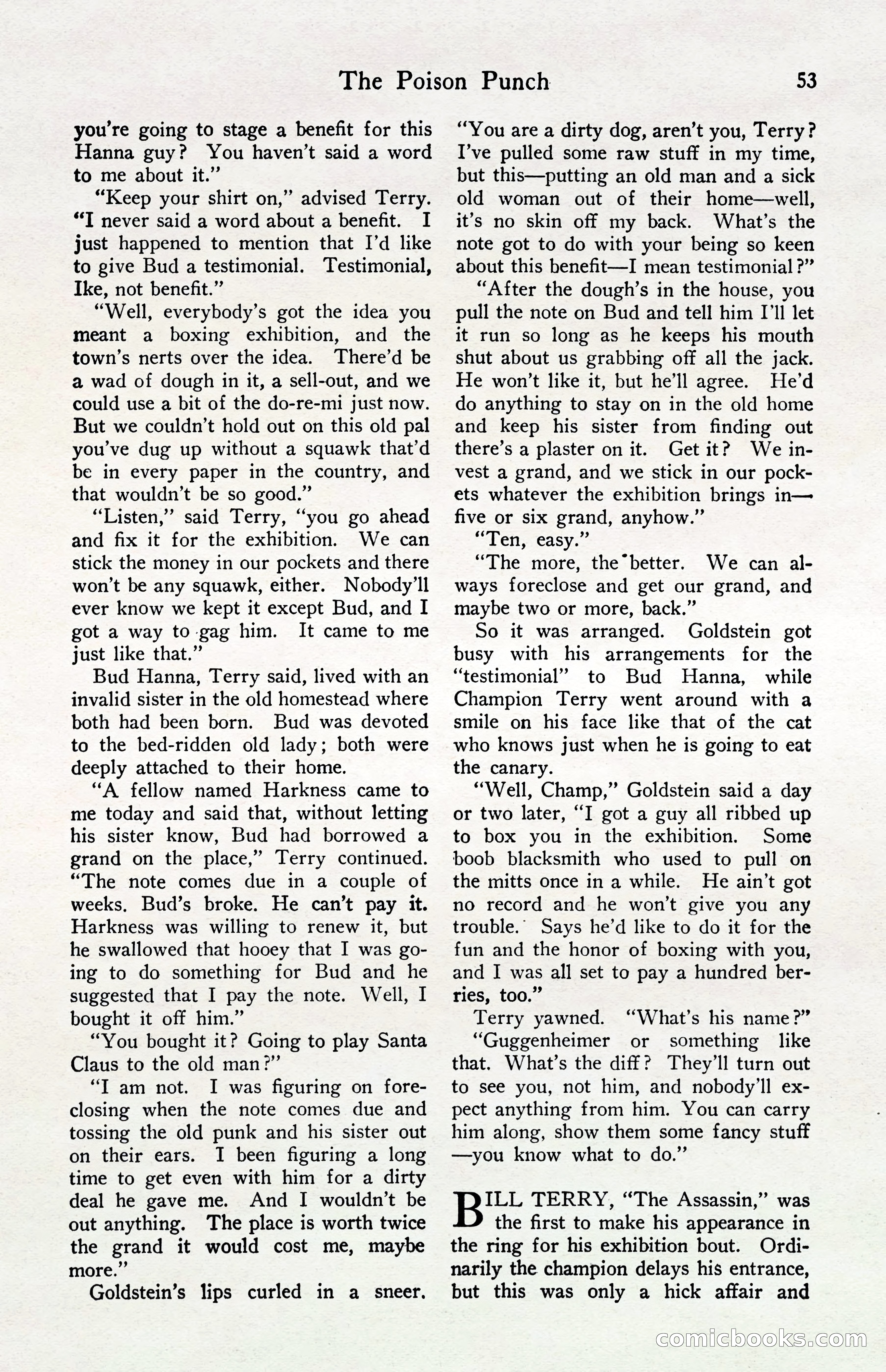 Fight Stories, April 1932 — page 55 of 132