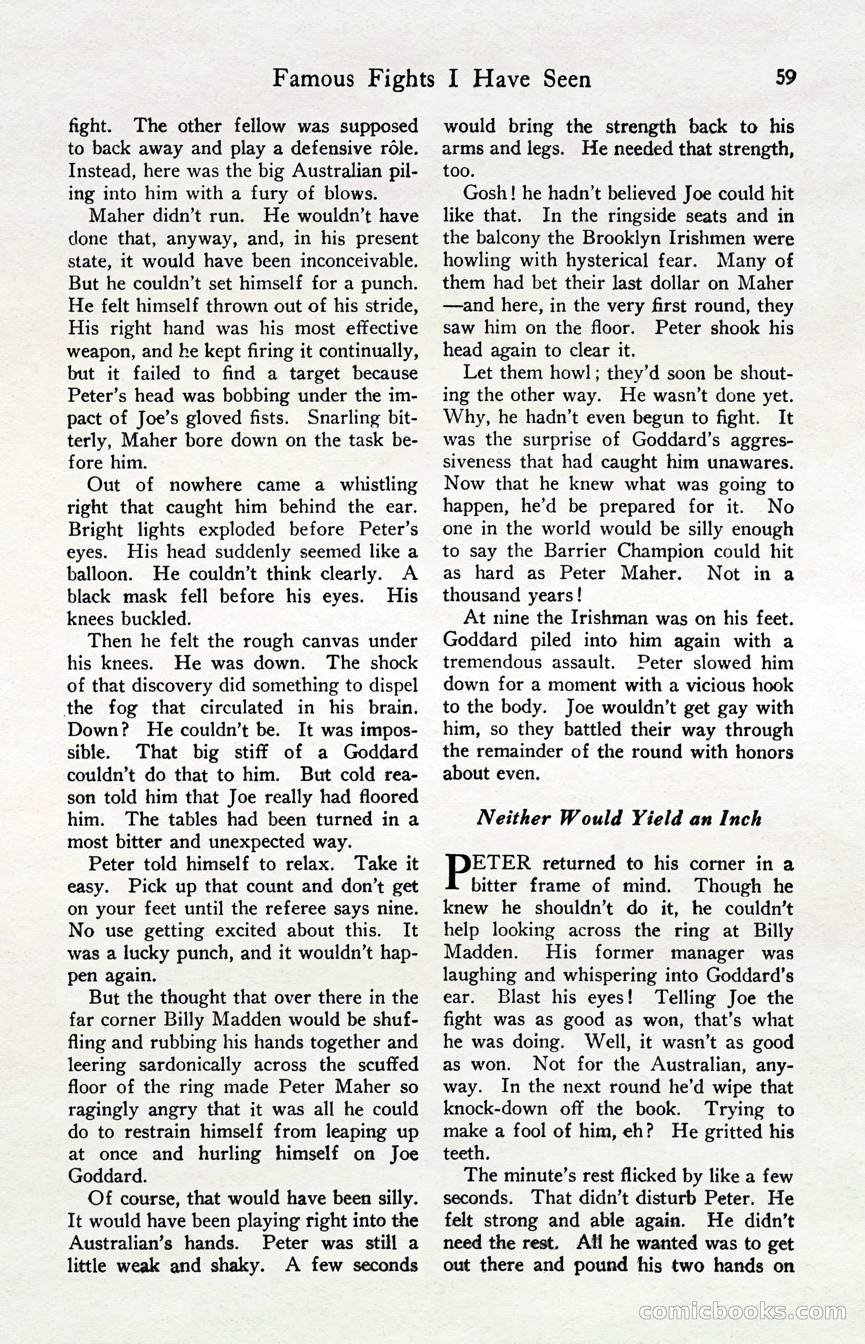 Fight Stories, April 1932 — page 61 of 132