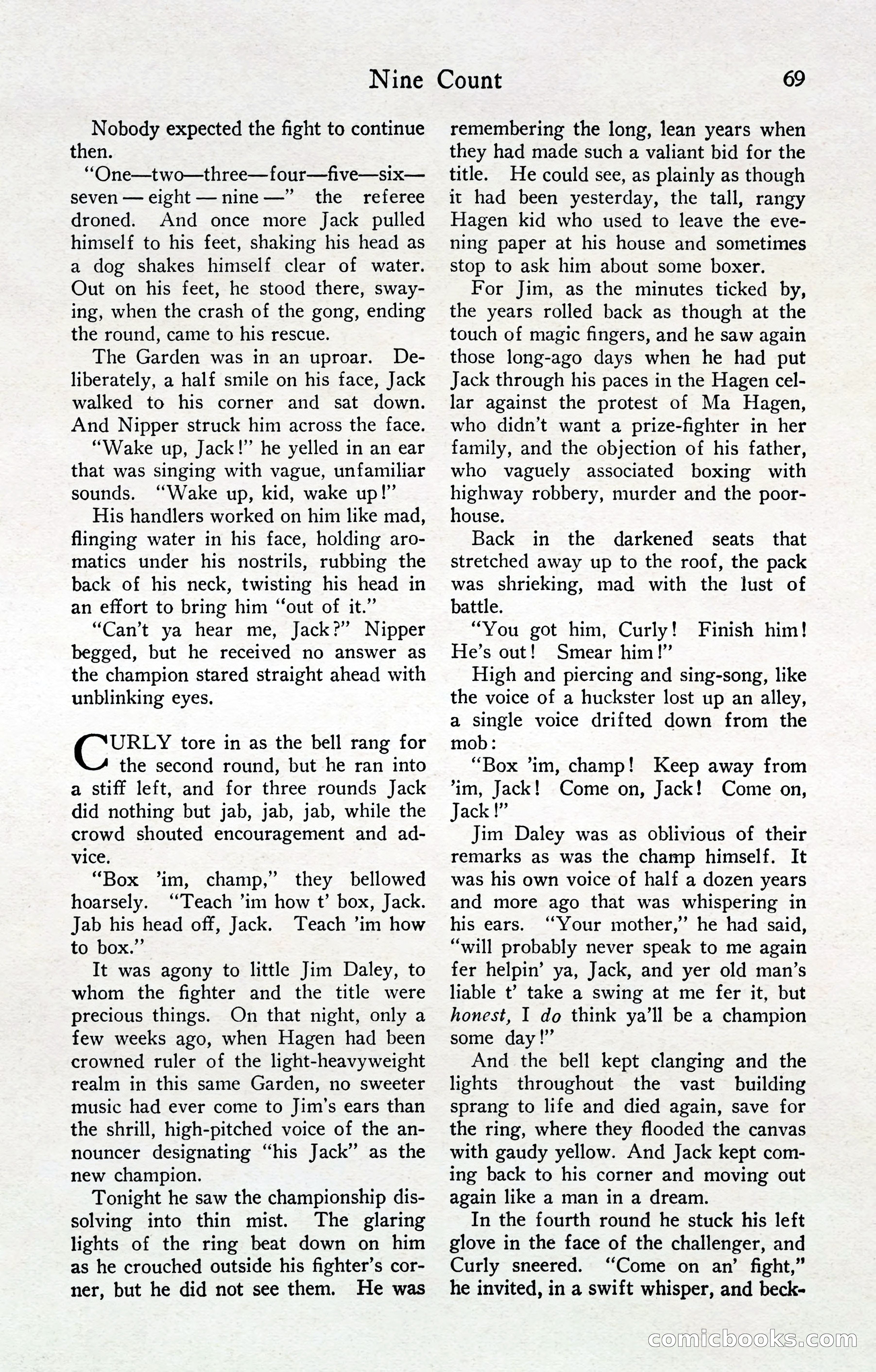 Fight Stories, April 1932 — page 71 of 132