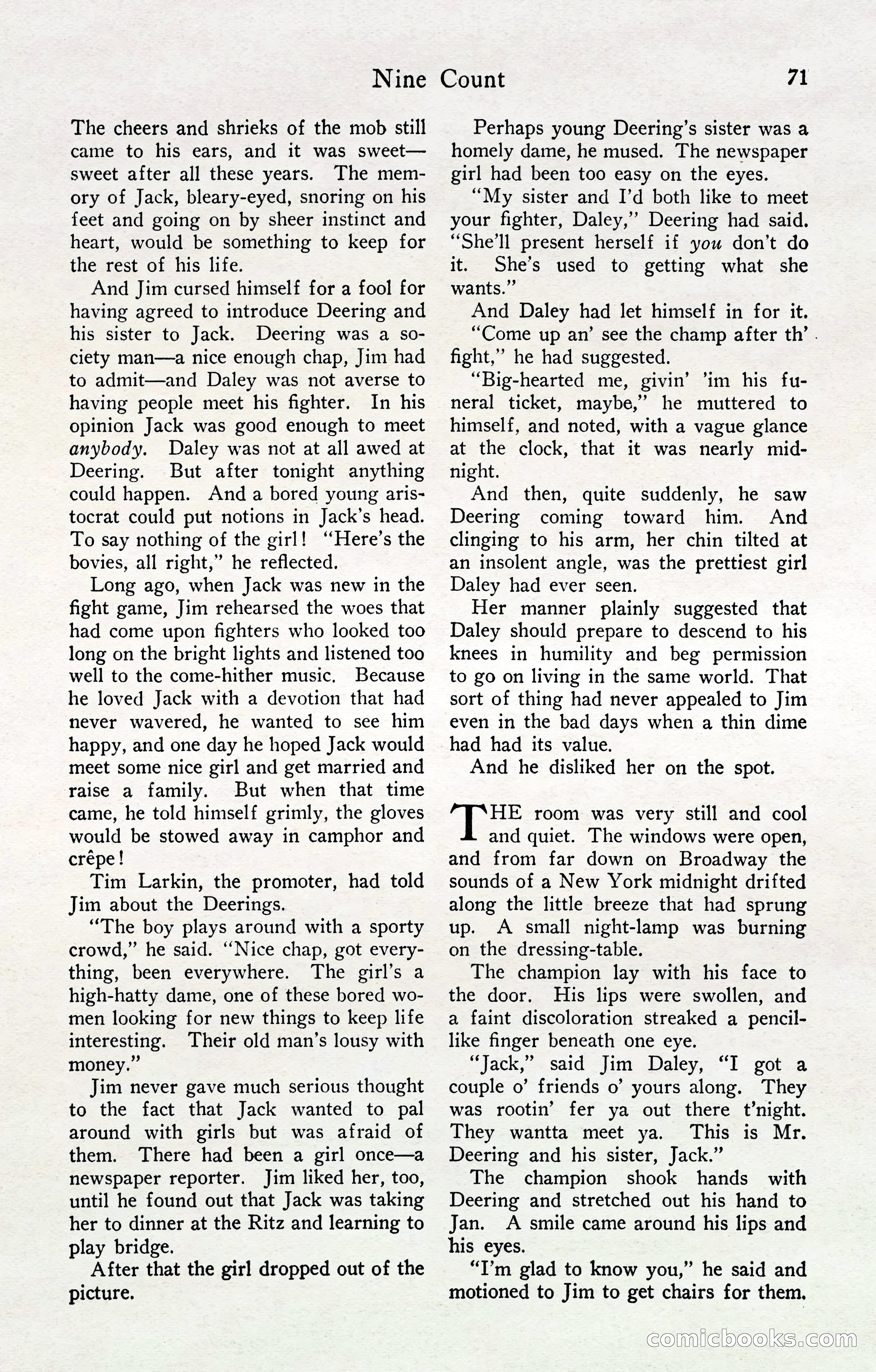 Fight Stories, April 1932 — page 73 of 132