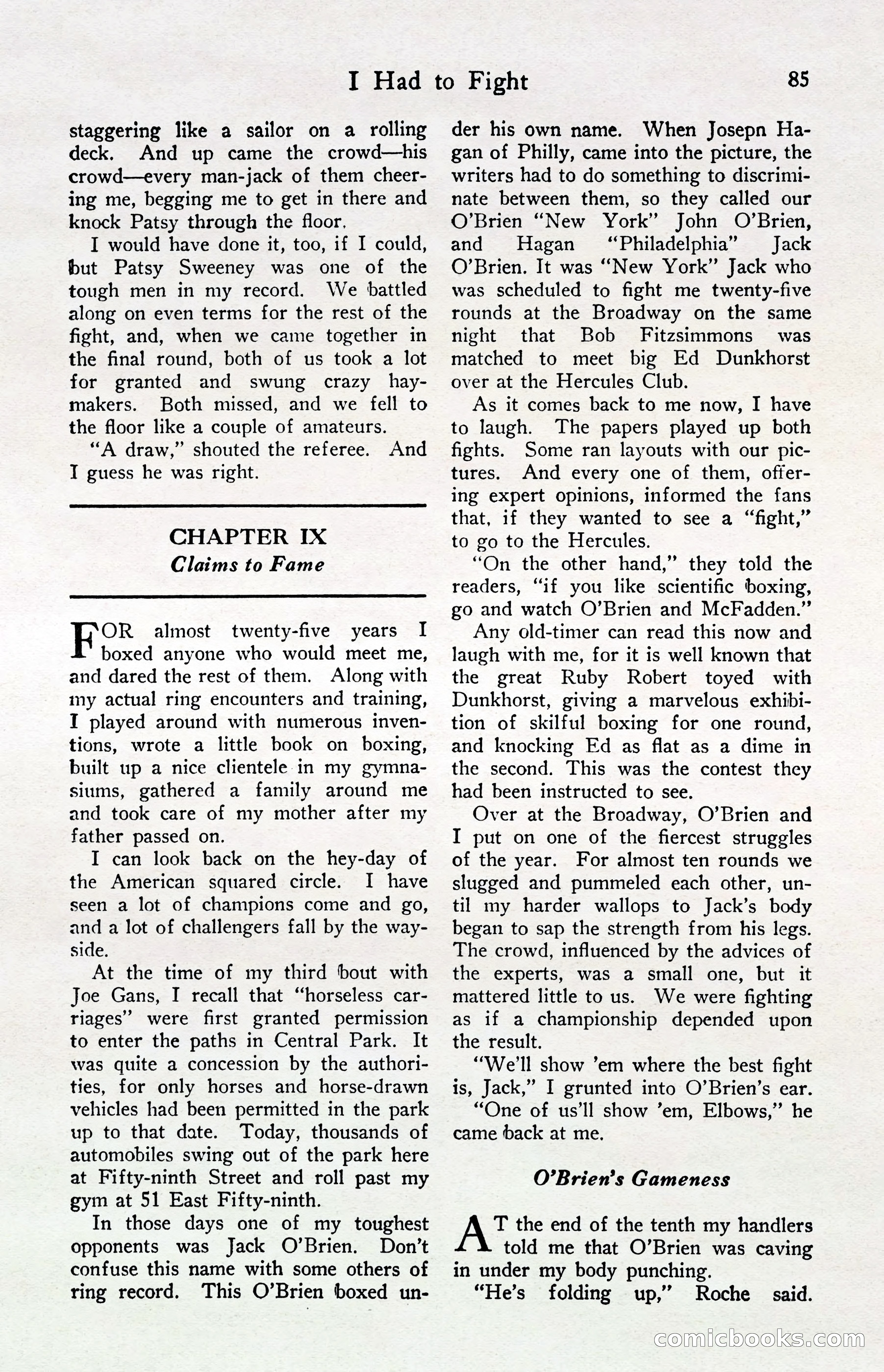 Fight Stories, April 1932 — page 87 of 132