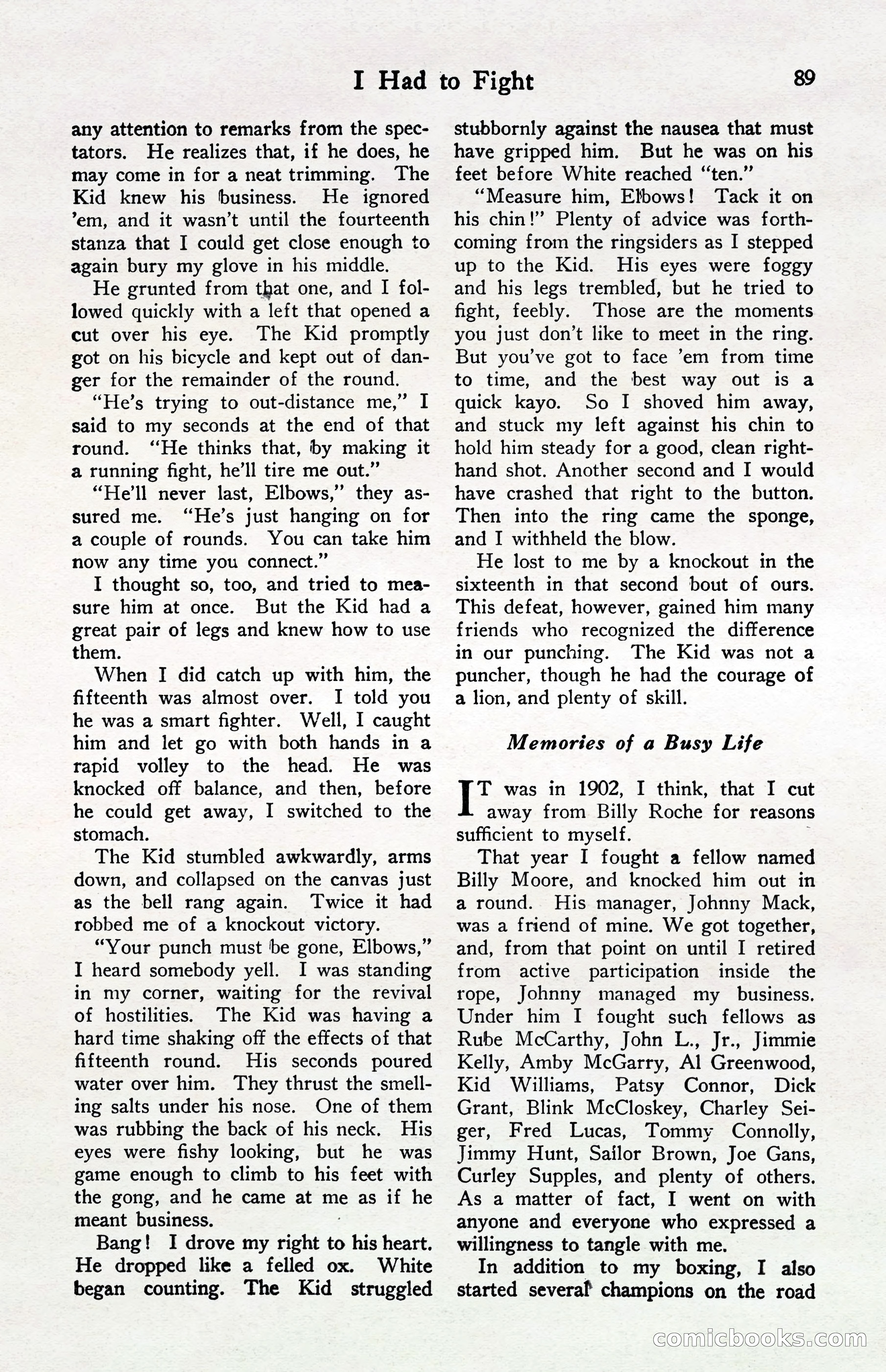 Fight Stories, April 1932 — page 91 of 132