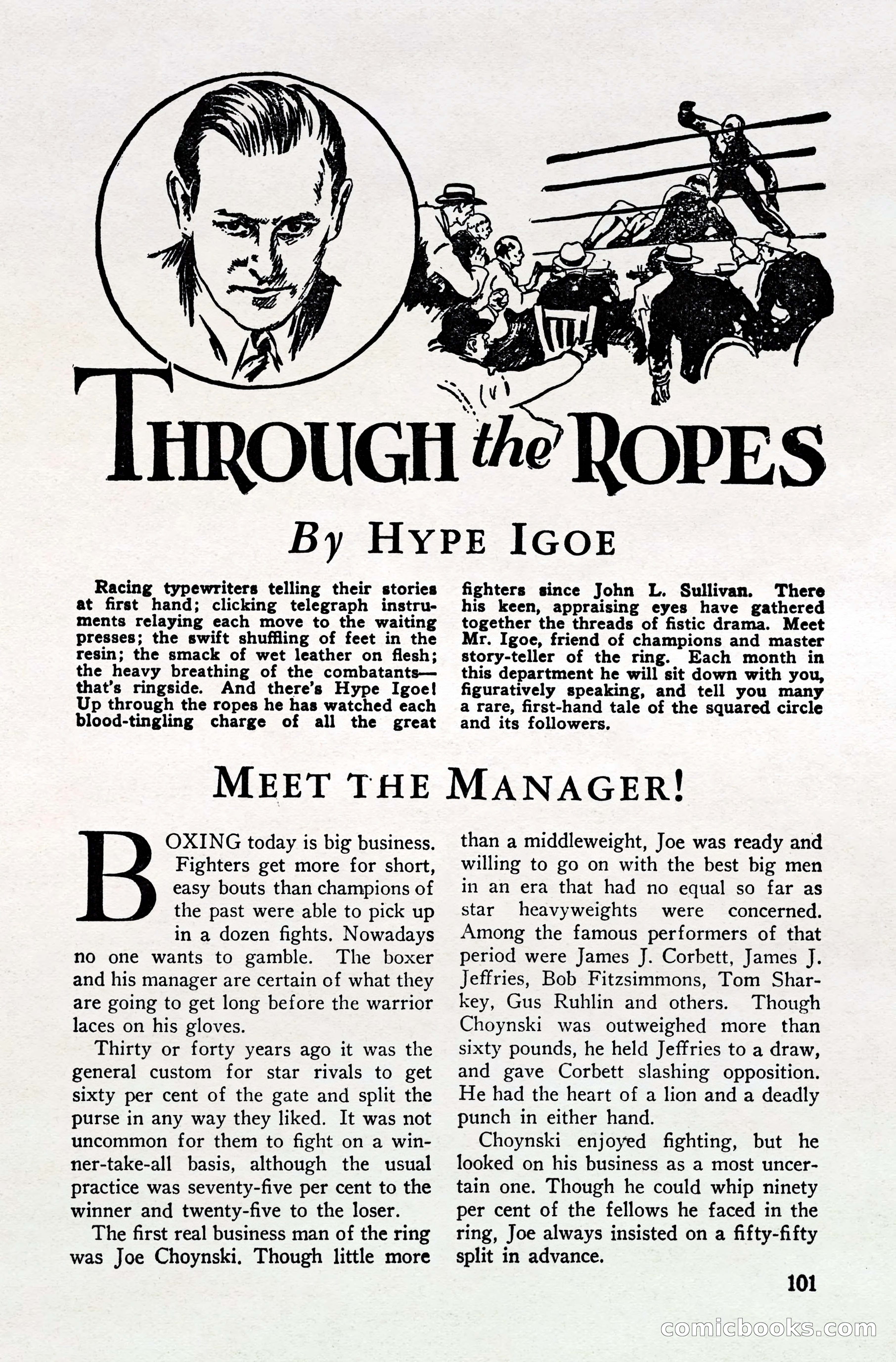 Fight Stories, April 1932 — page 103 of 132