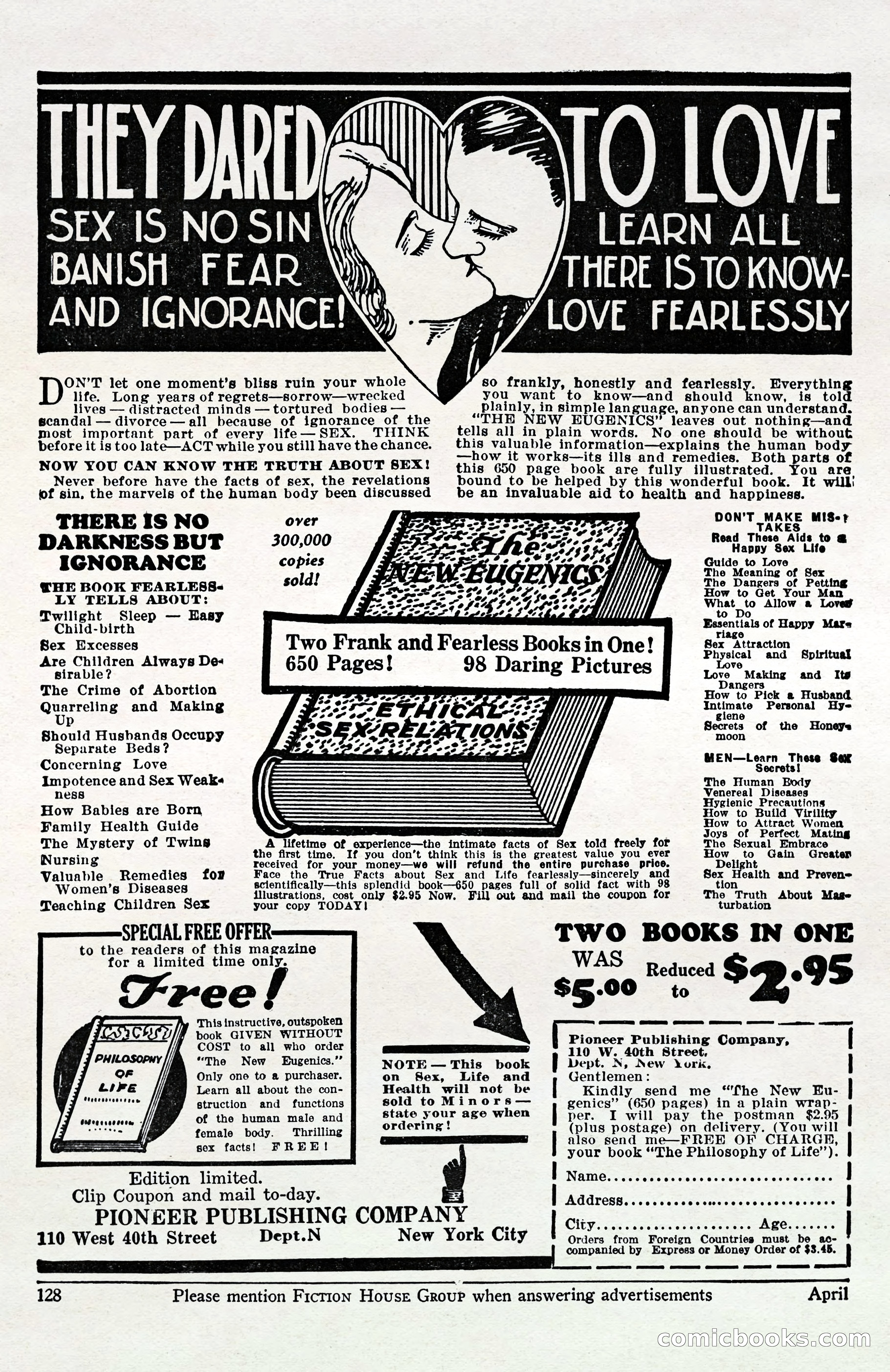 Fight Stories, April 1932 — page 130 of 132
