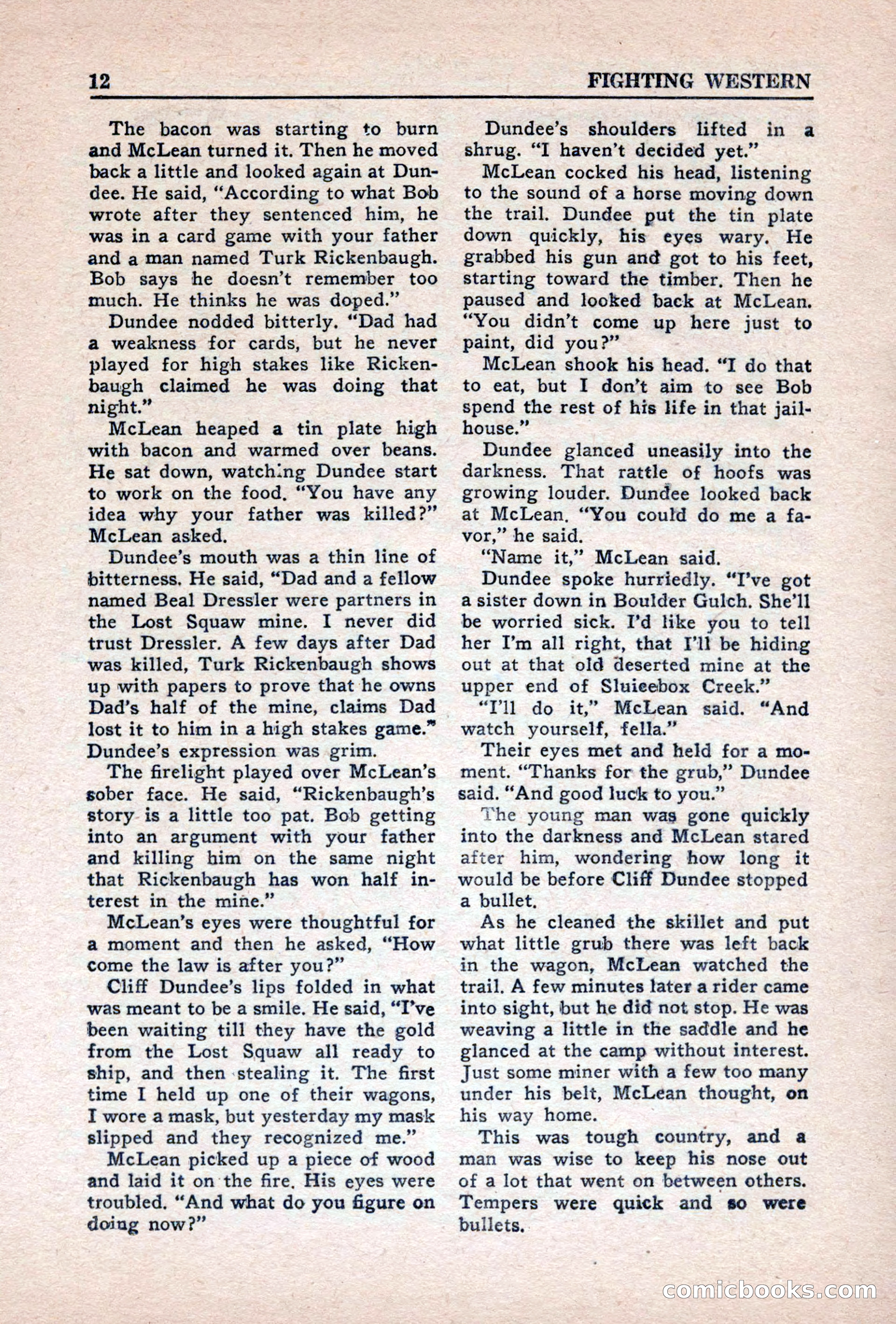 Fighting Western, Vol. 5, No. 5 — page 12 of 132