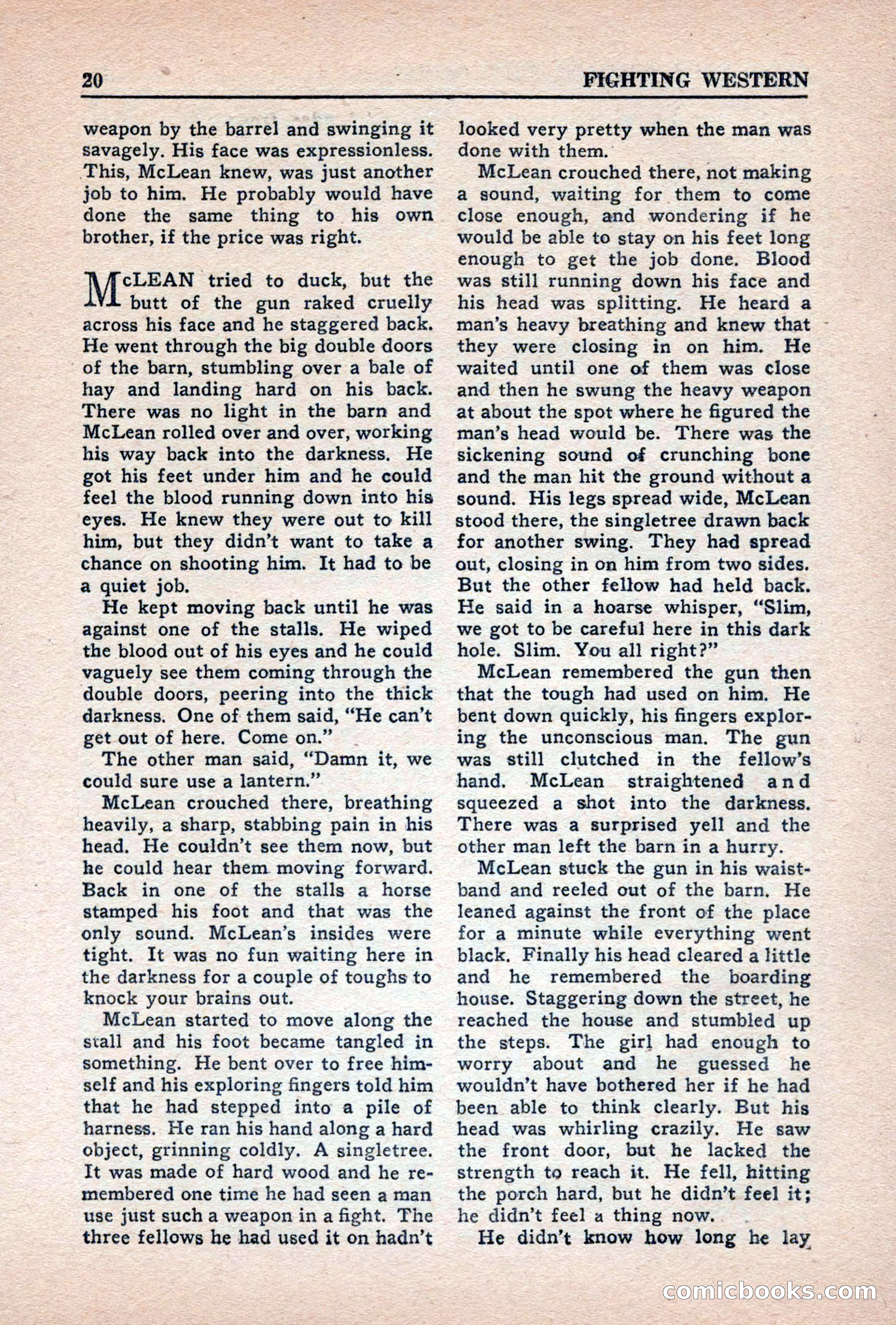 Fighting Western, Vol. 5, No. 5 — page 20 of 132
