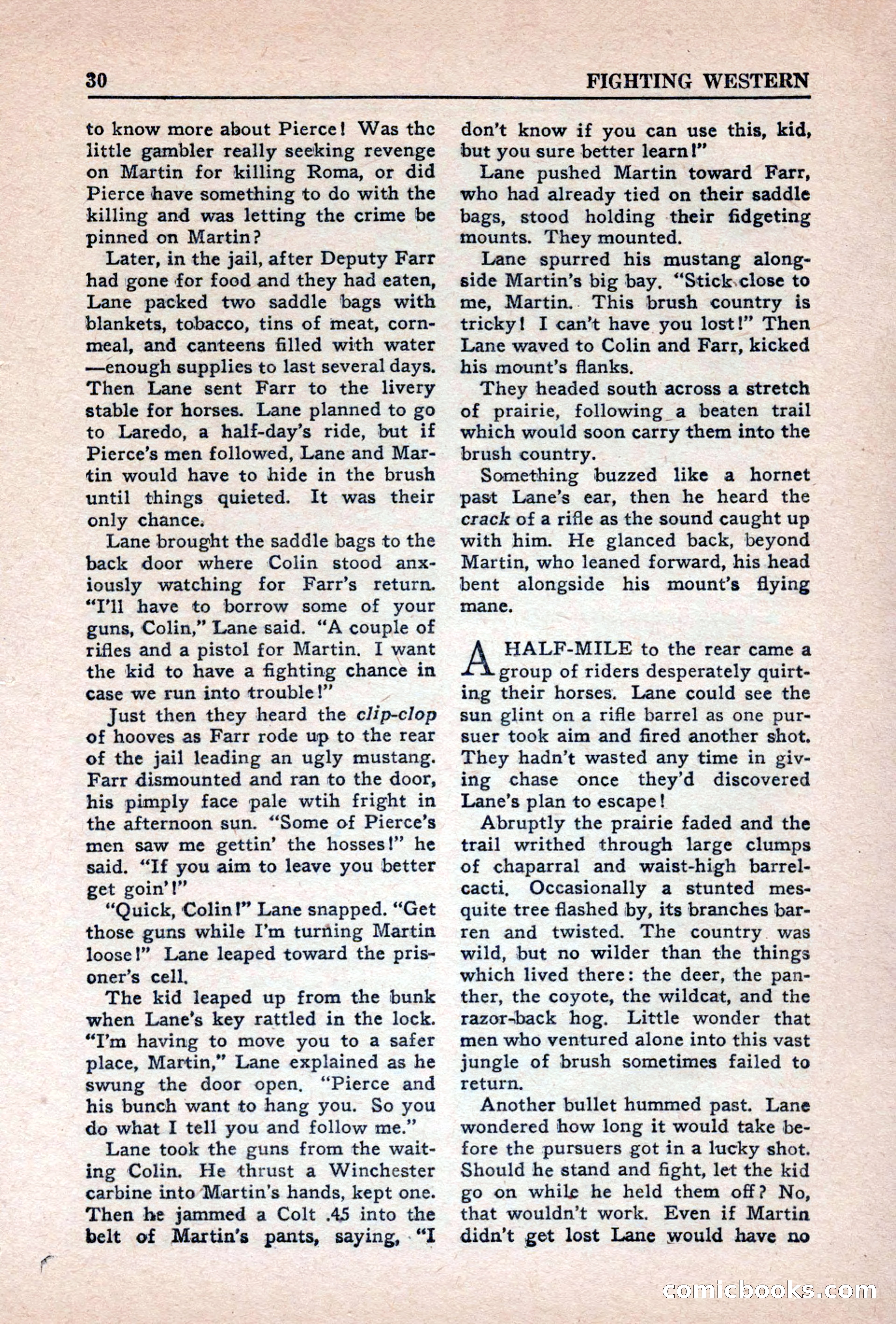 Fighting Western, Vol. 5, No. 5 — page 30 of 132