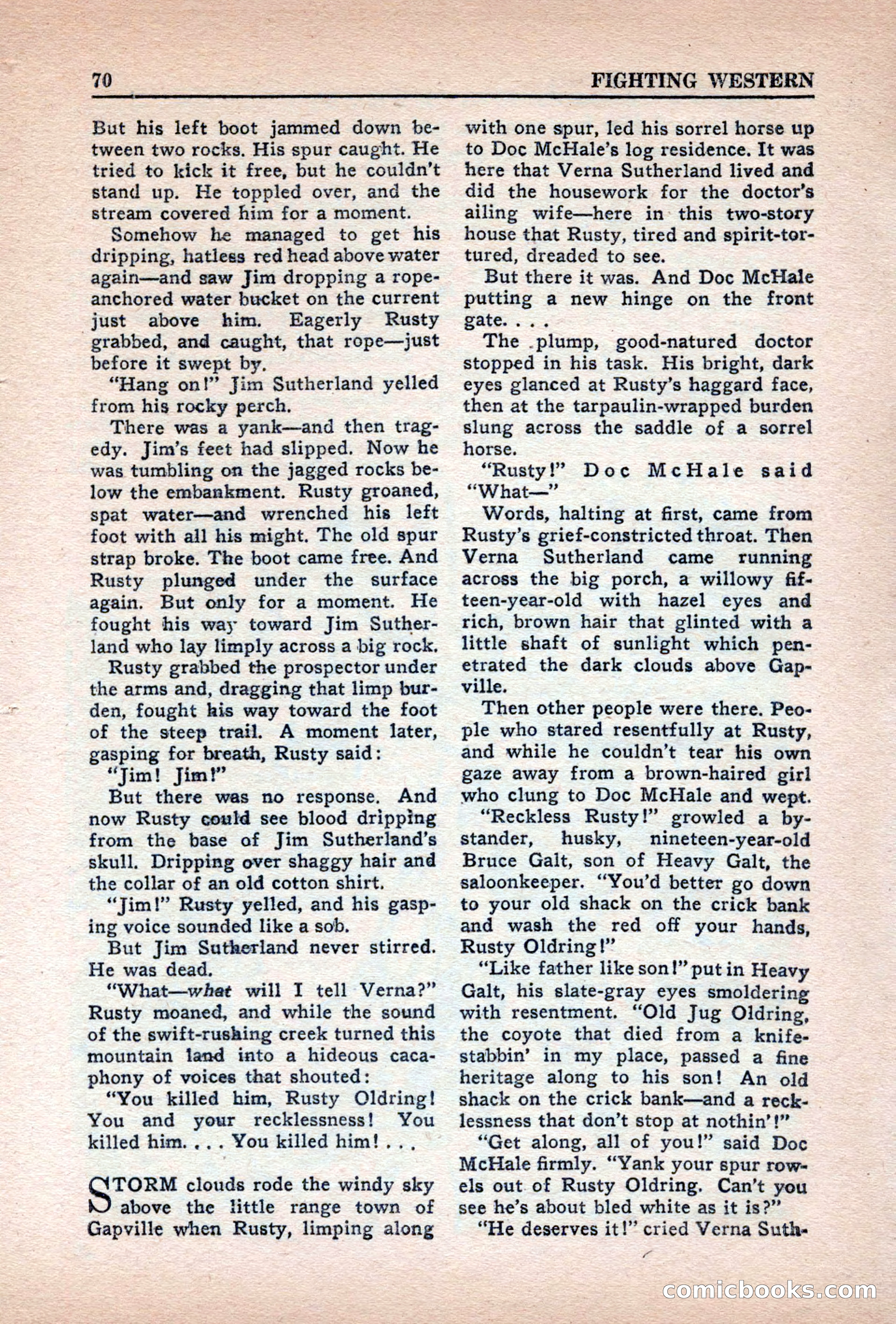 Fighting Western, Vol. 5, No. 5 — page 70 of 132