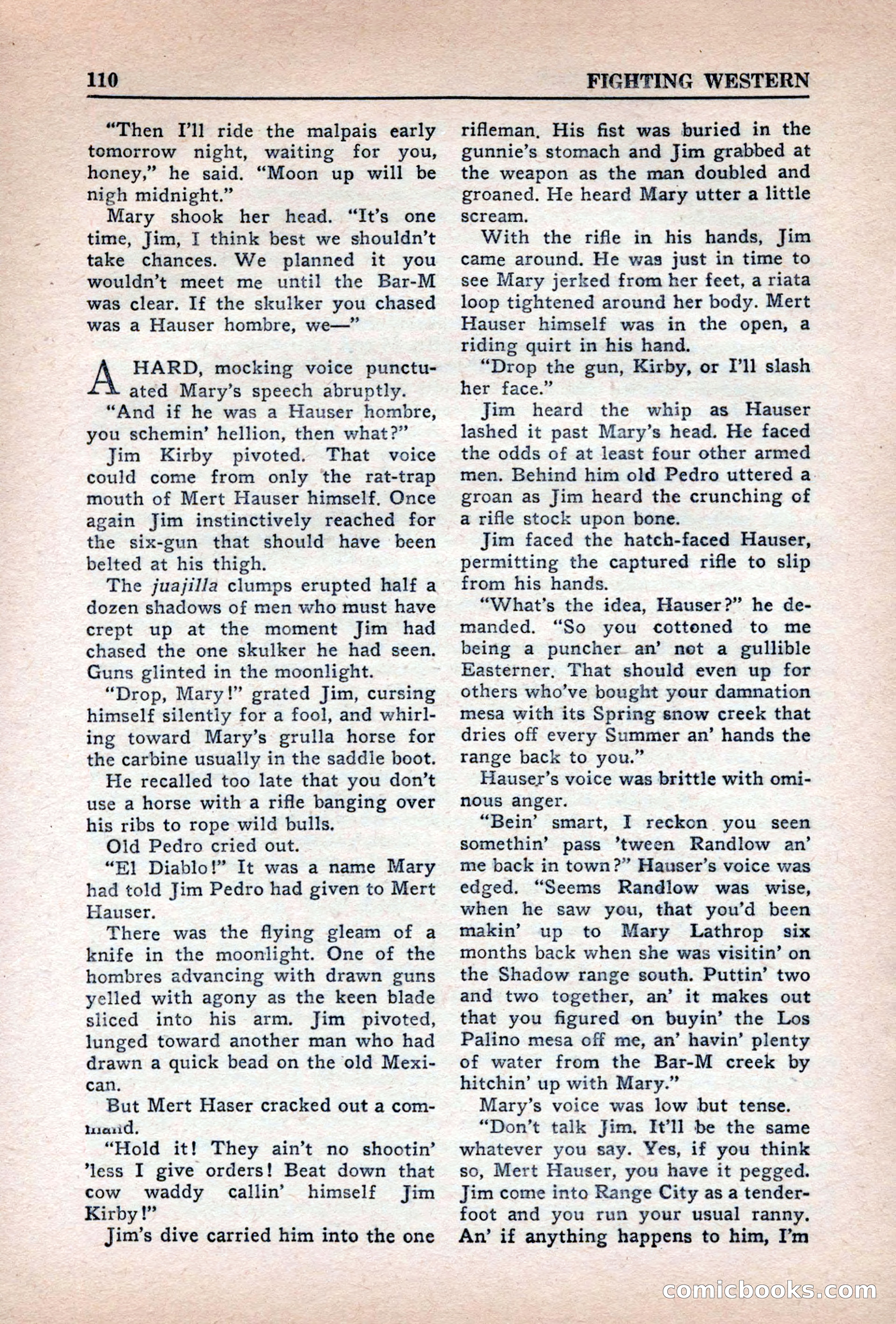 Fighting Western, Vol. 5, No. 5 — page 110 of 132