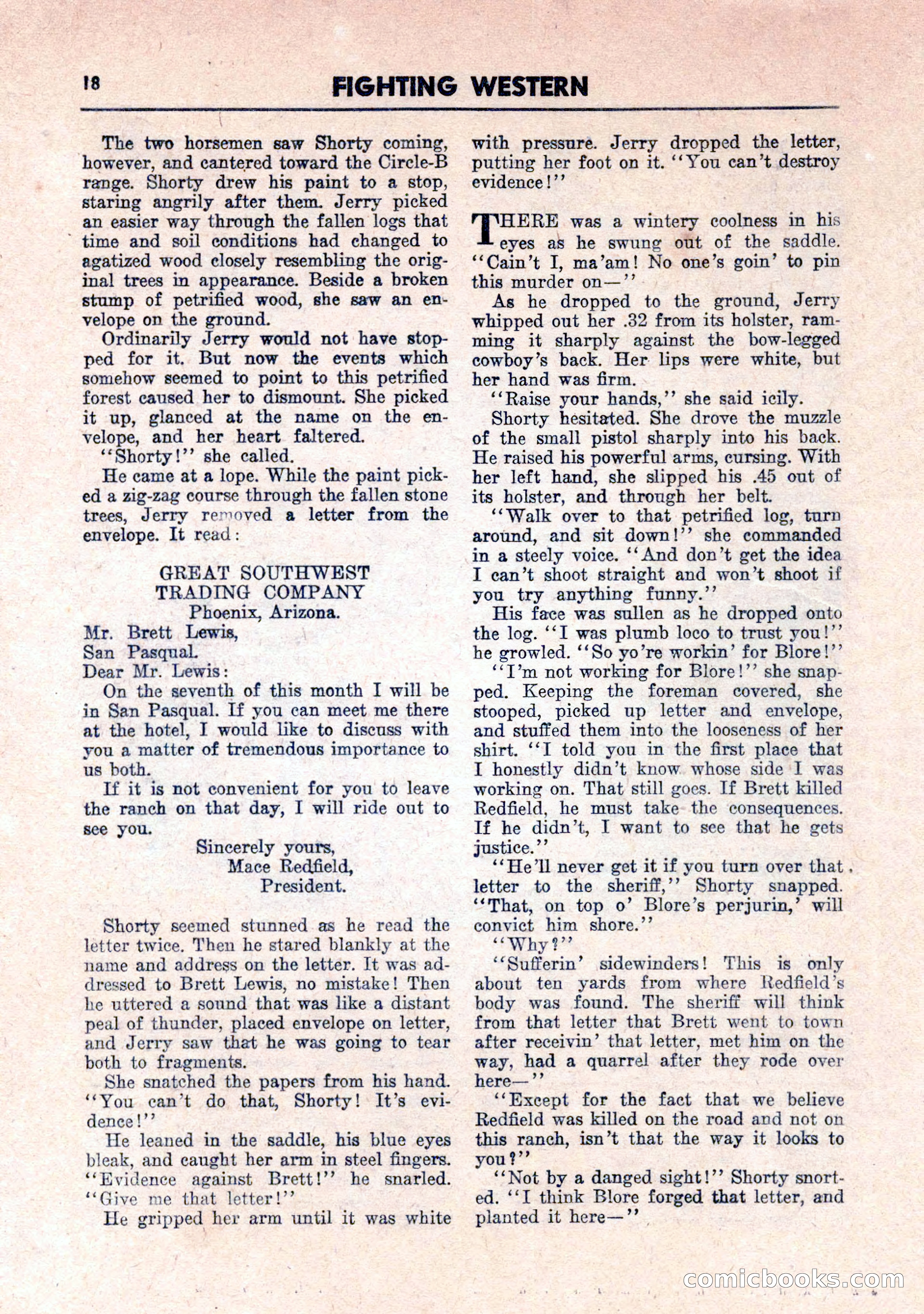 Fighting Western, Vol. 3, No. 5 — page 20 of 100