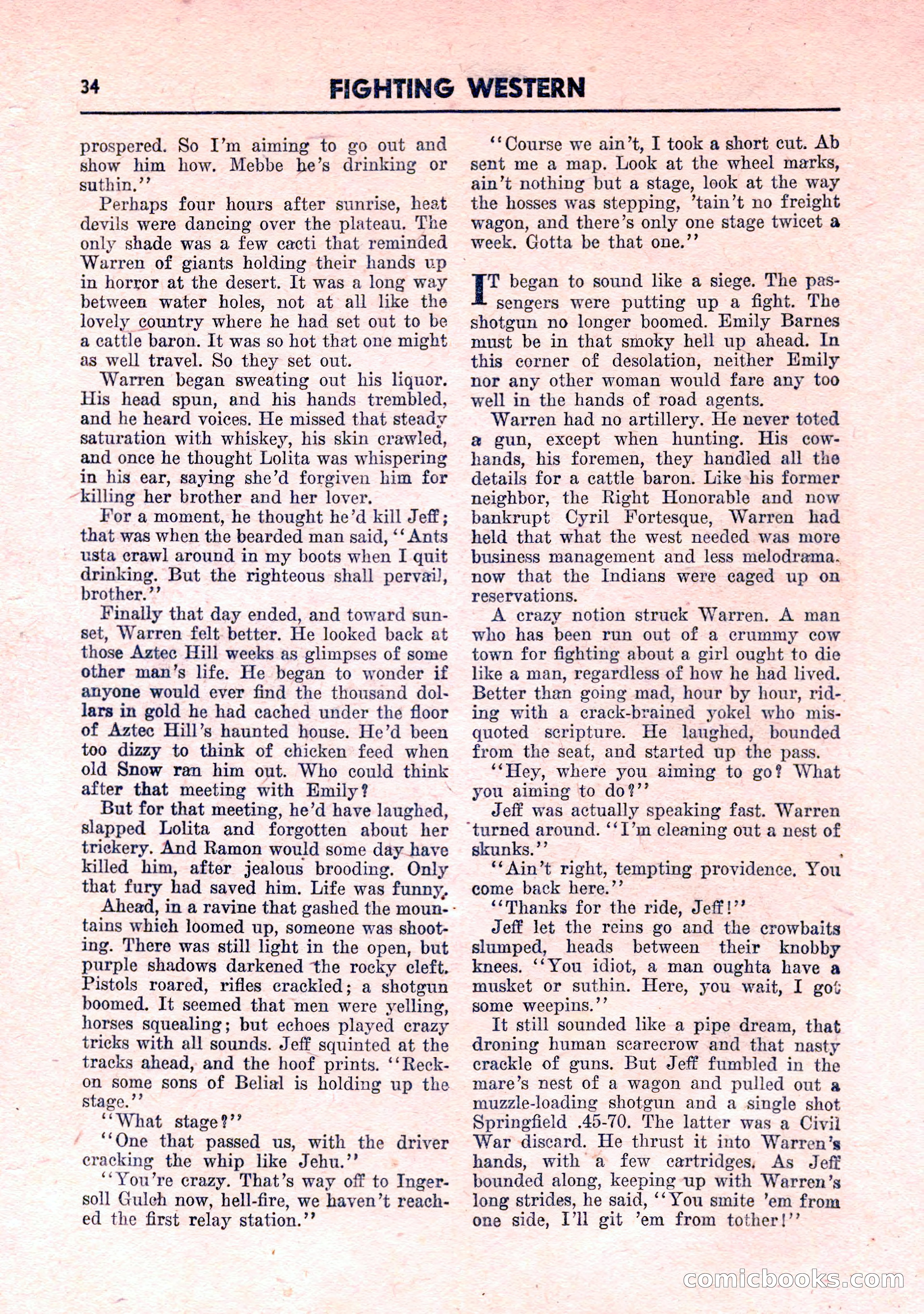 Fighting Western, Vol. 3, No. 5 — page 36 of 100