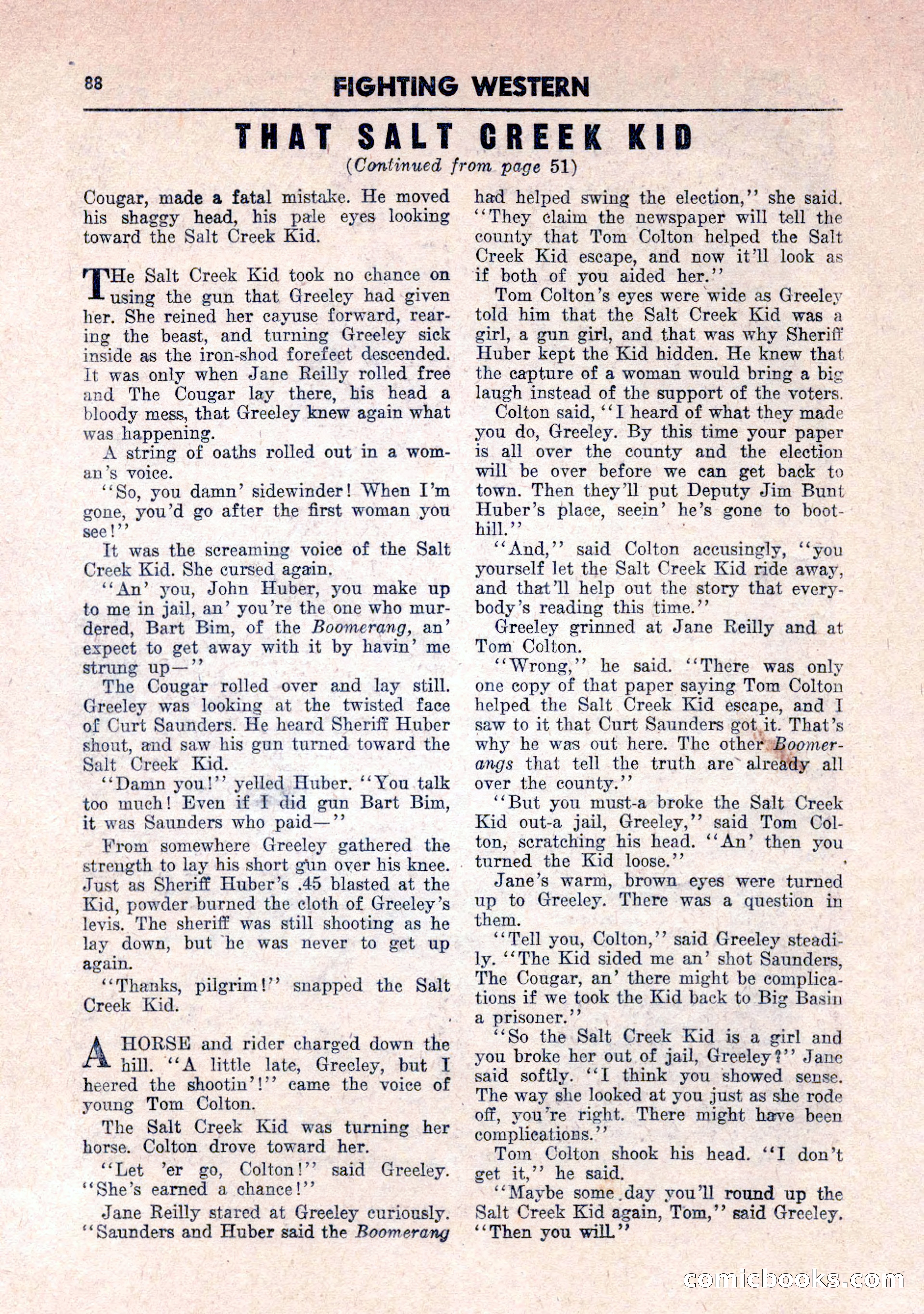Fighting Western, Vol. 3, No. 5 — page 90 of 100