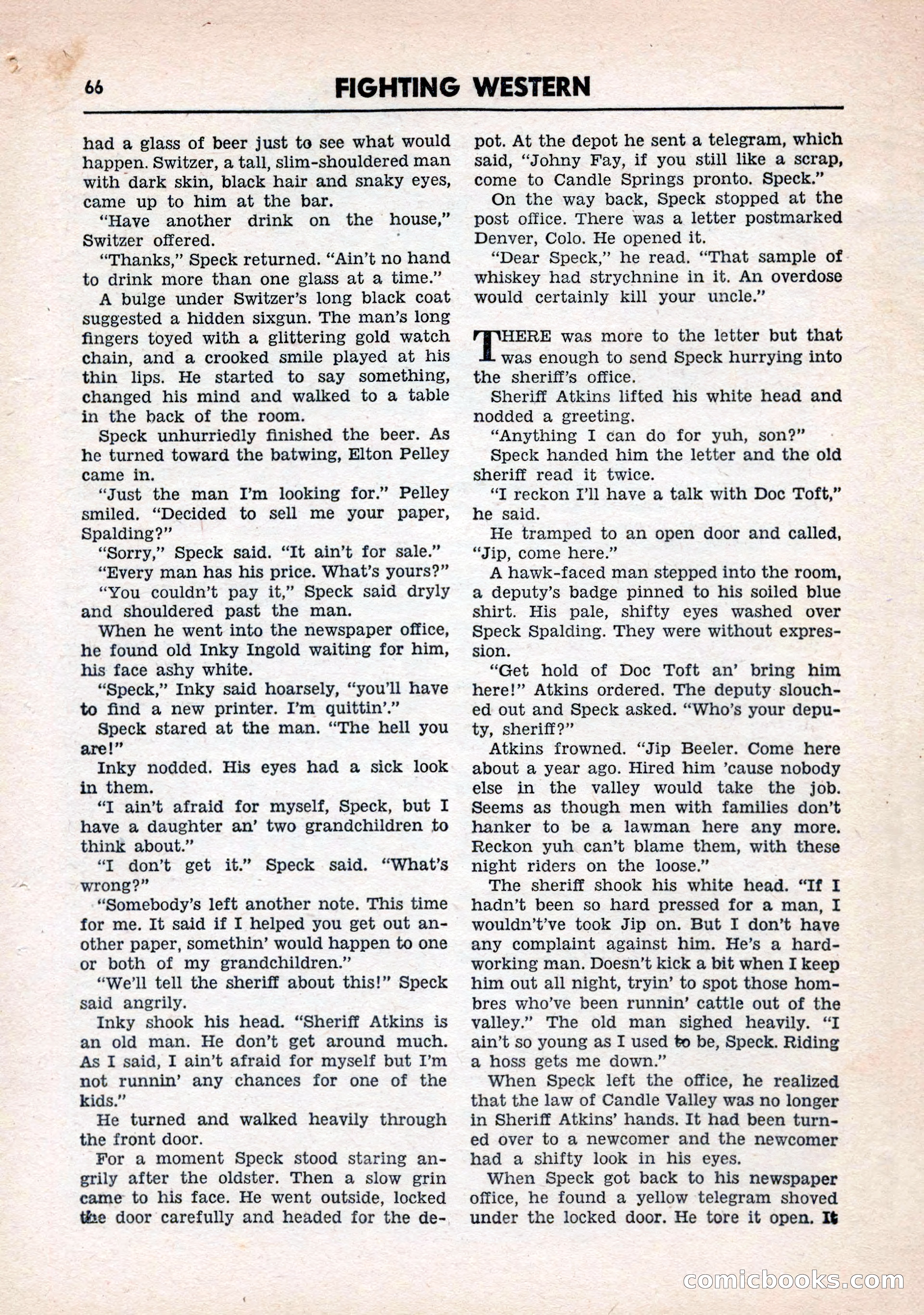 Fighting Western, Vol. 4, No. 1 — page 68 of 84
