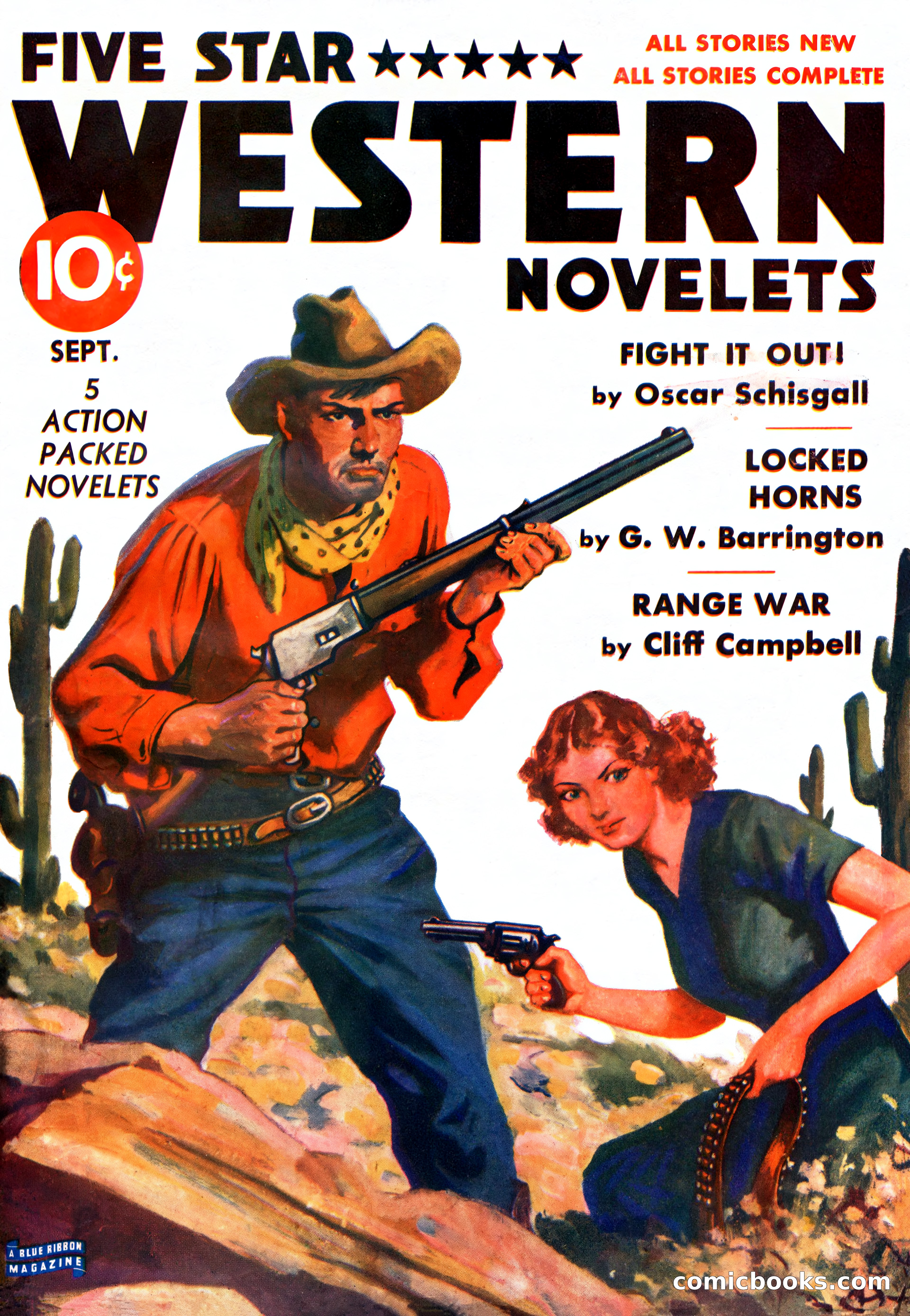 Five Star Western Novelets, September 1937