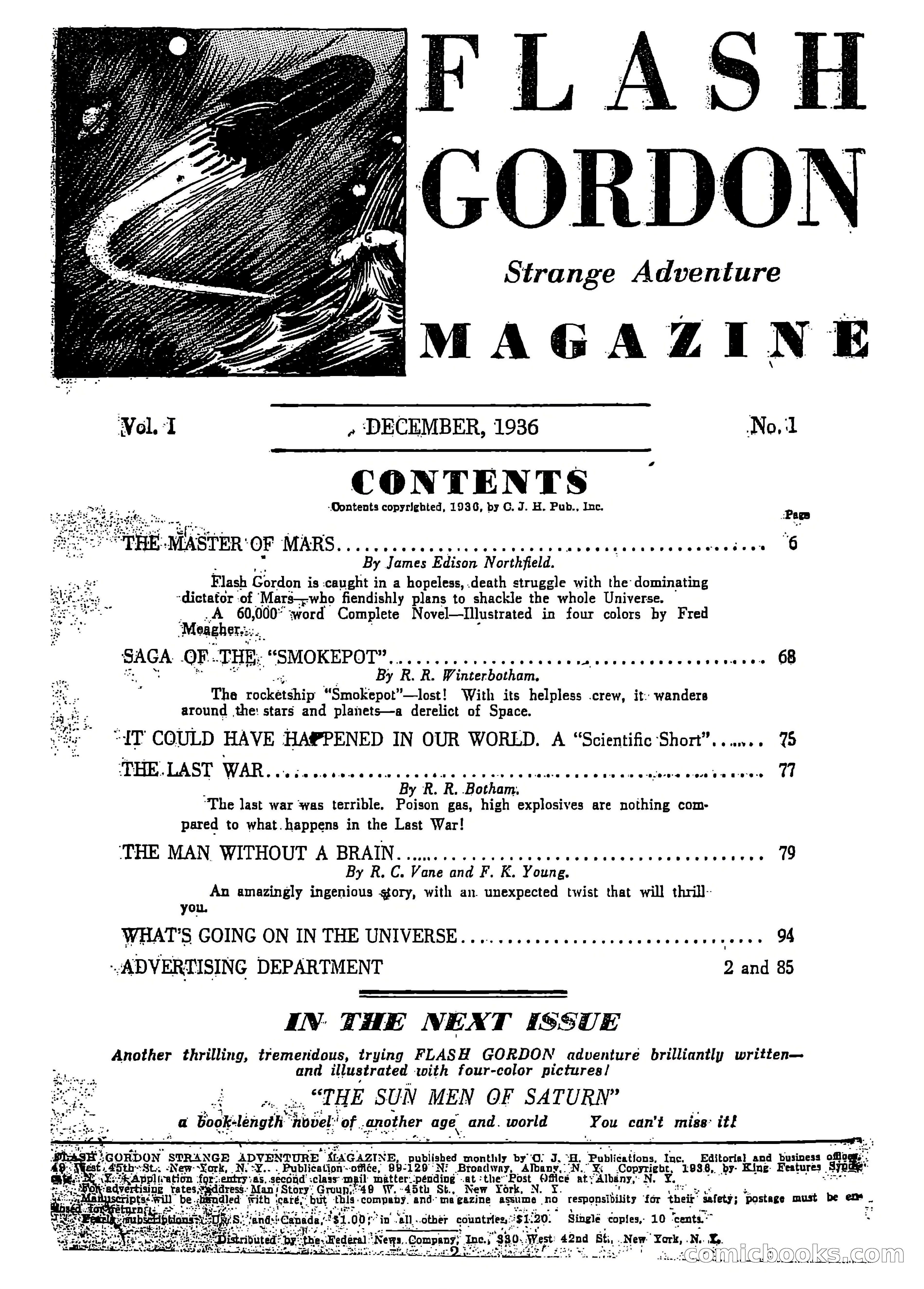 Flash Gordon Strange Adventure Magazine — page 5 of 100