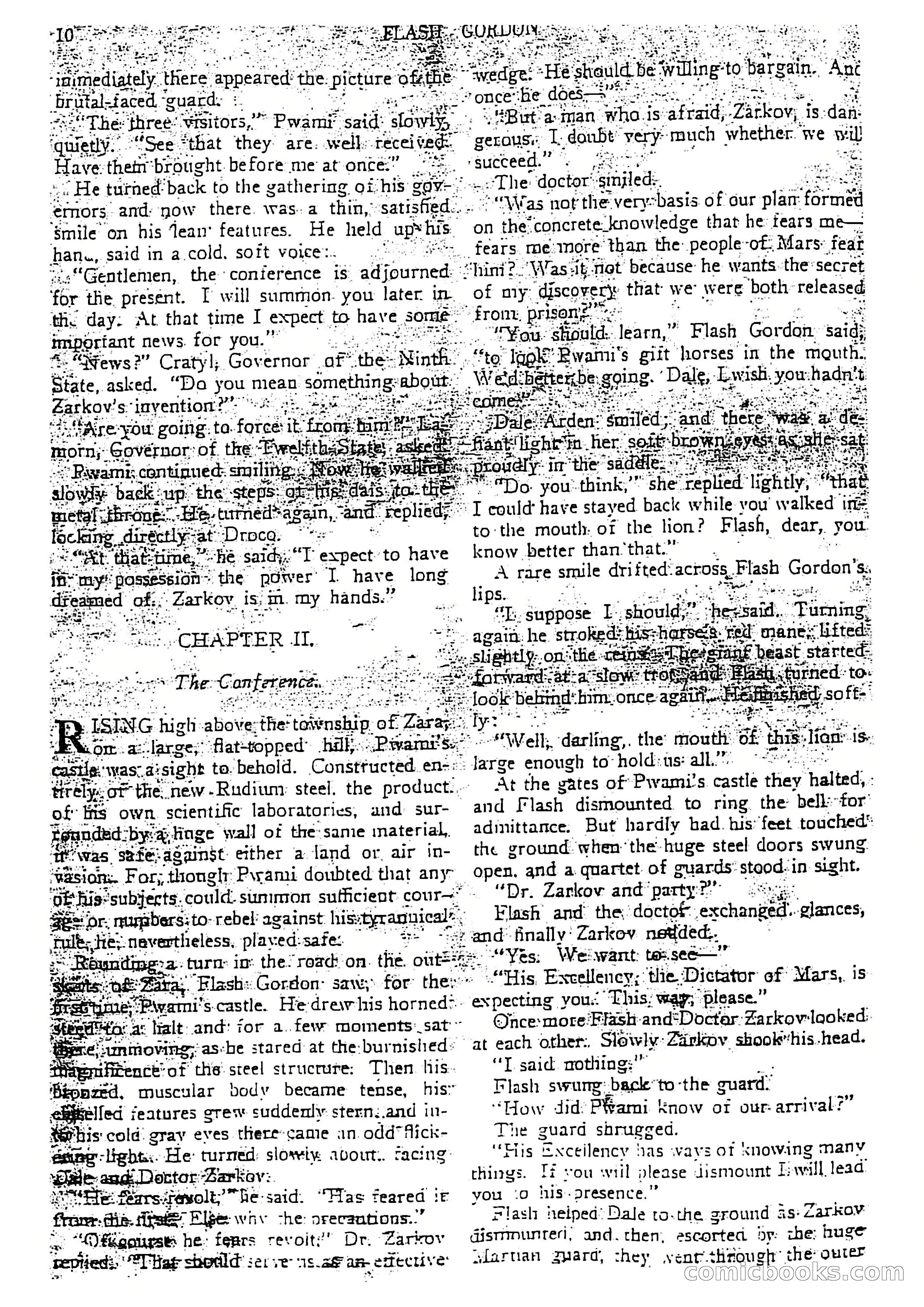 Flash Gordon Strange Adventure Magazine — page 11 of 100