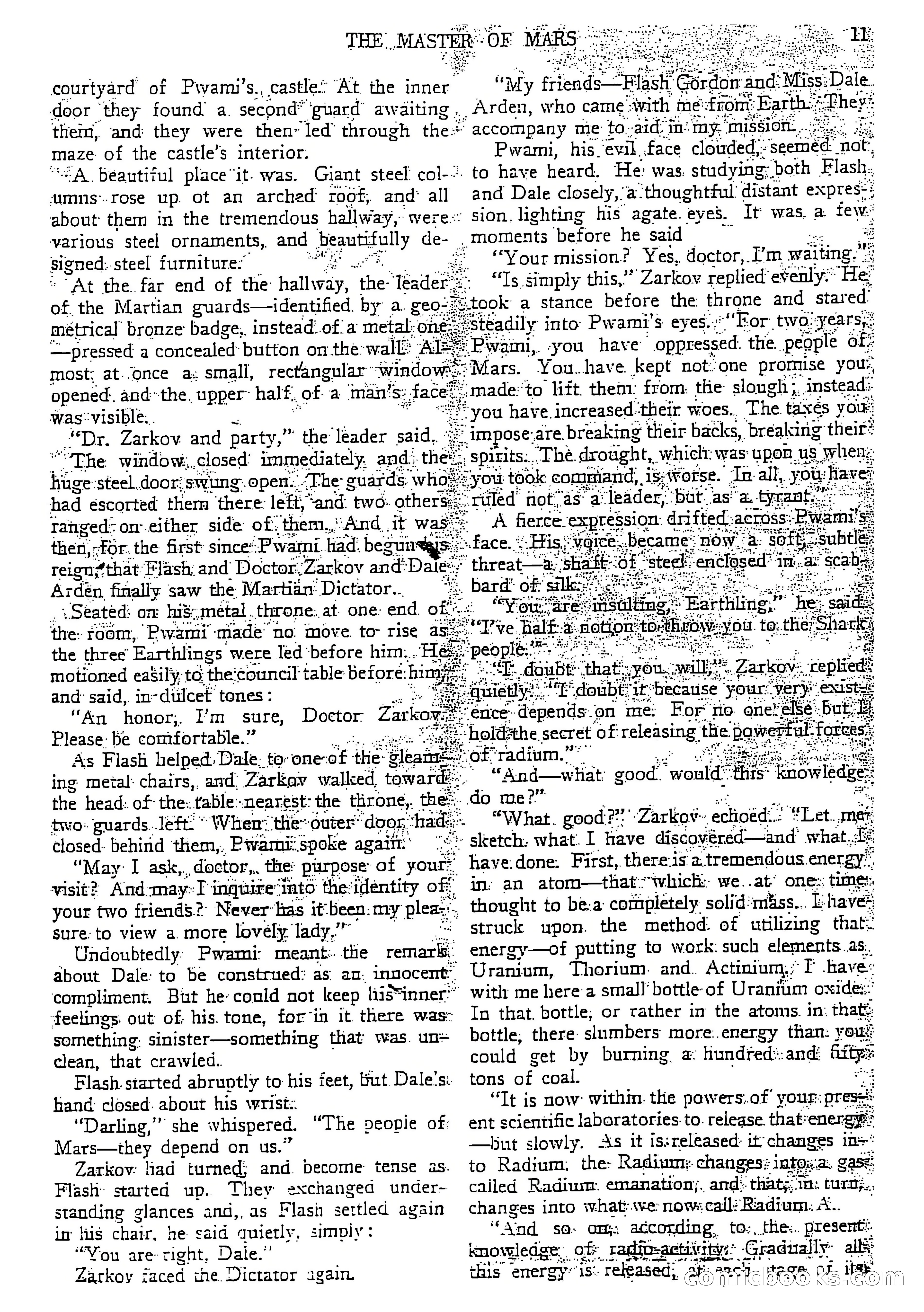 Flash Gordon Strange Adventure Magazine — page 12 of 100