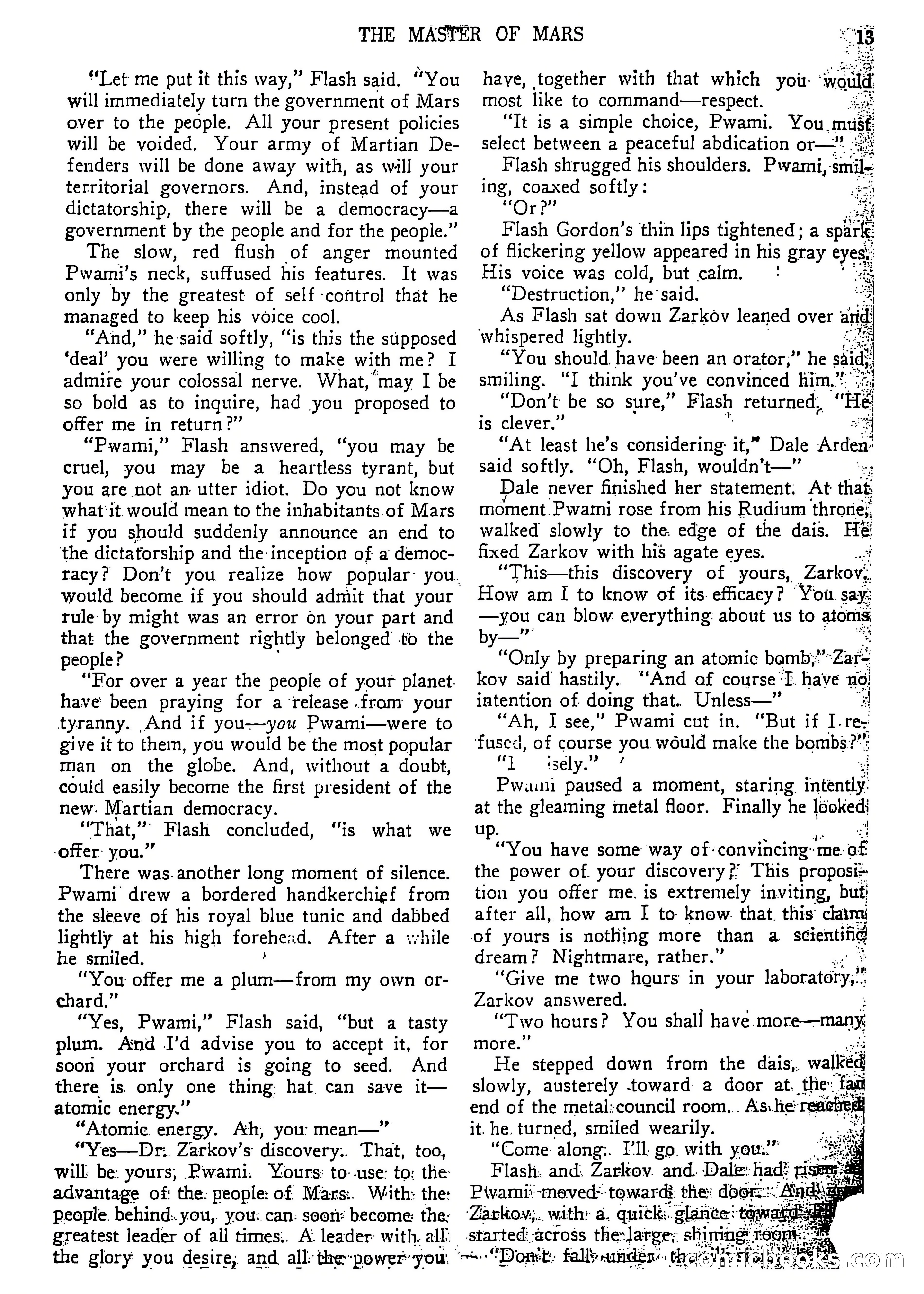 Flash Gordon Strange Adventure Magazine — page 14 of 100