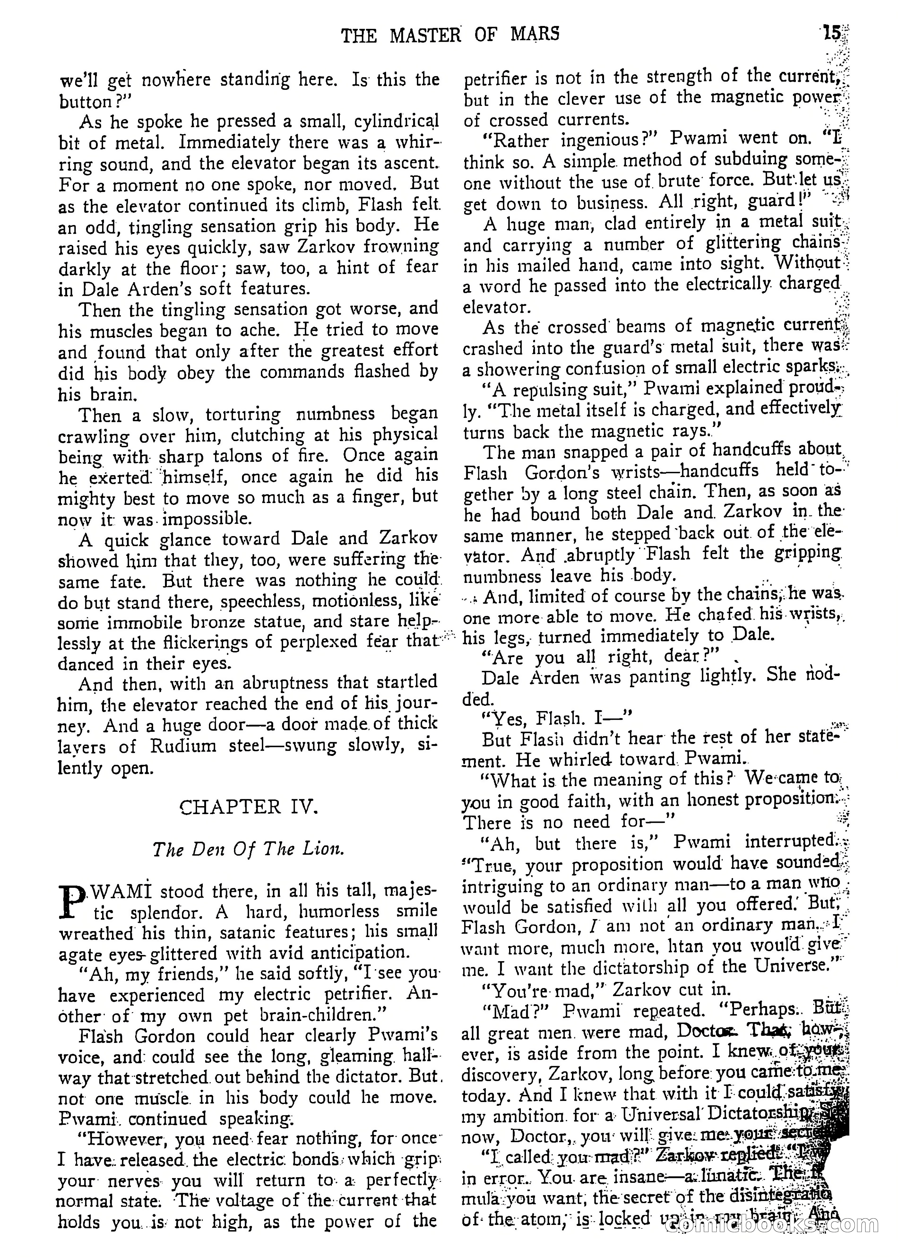 Flash Gordon Strange Adventure Magazine — page 16 of 100