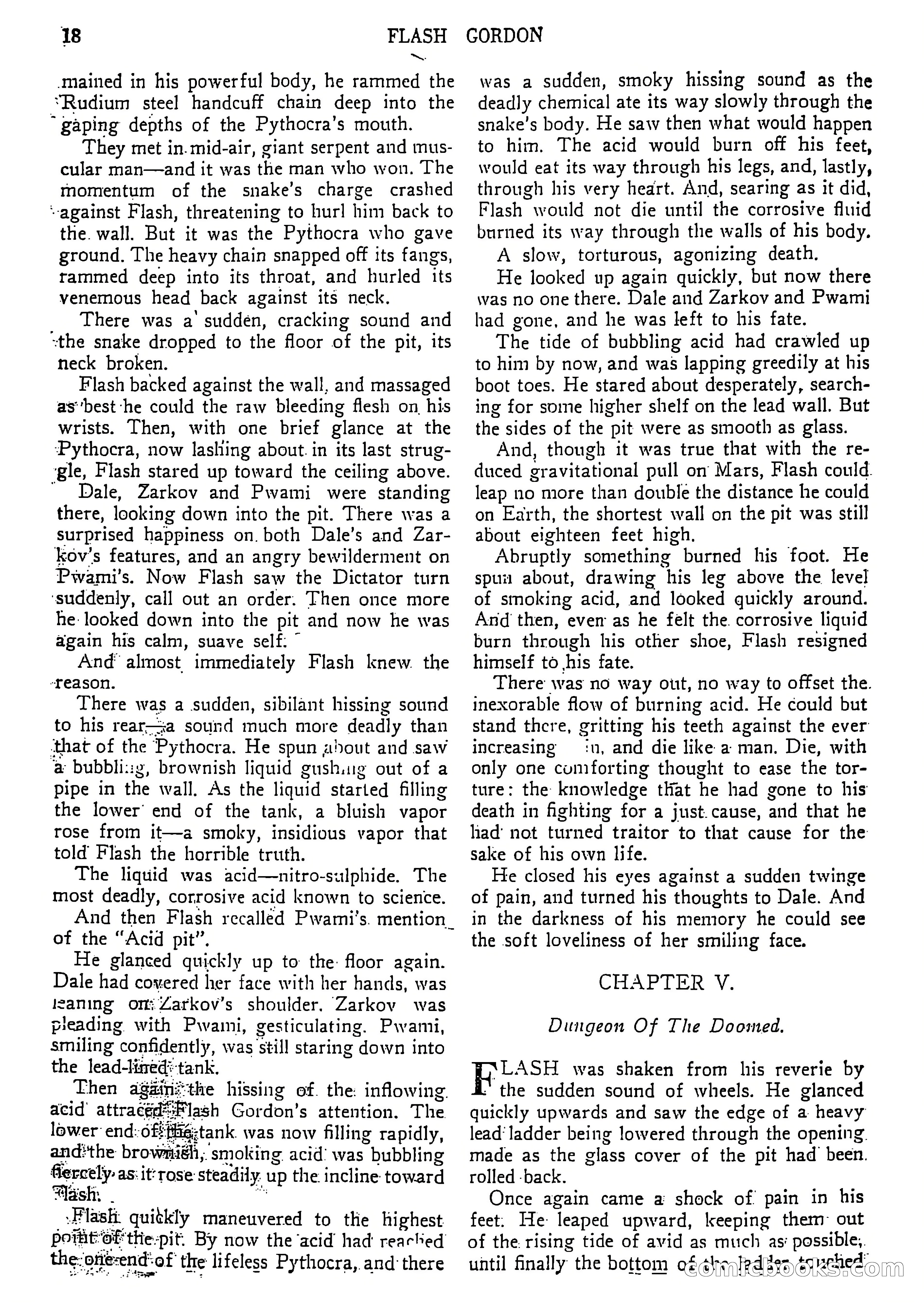Flash Gordon Strange Adventure Magazine — page 21 of 100