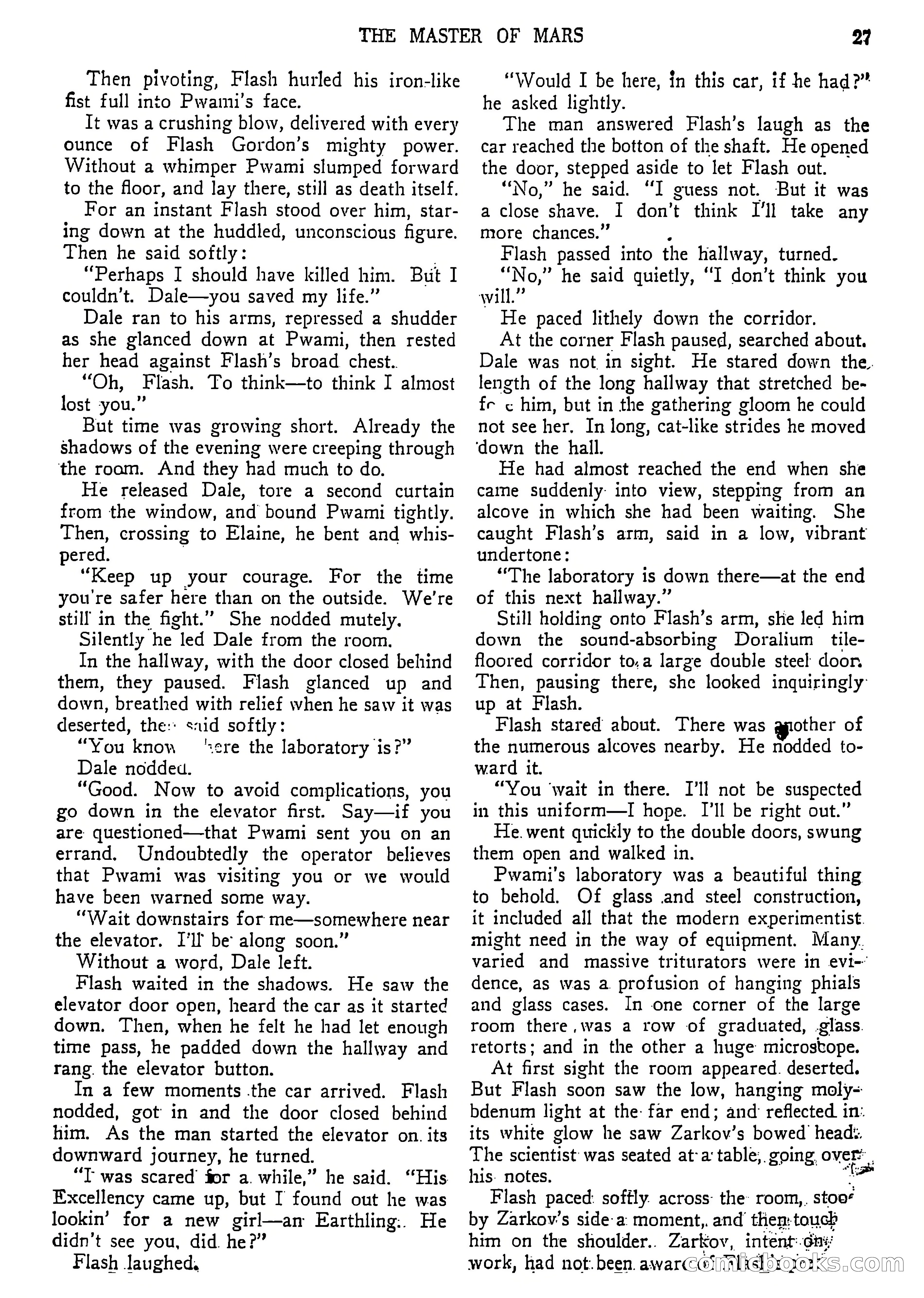 Flash Gordon Strange Adventure Magazine — page 29 of 100