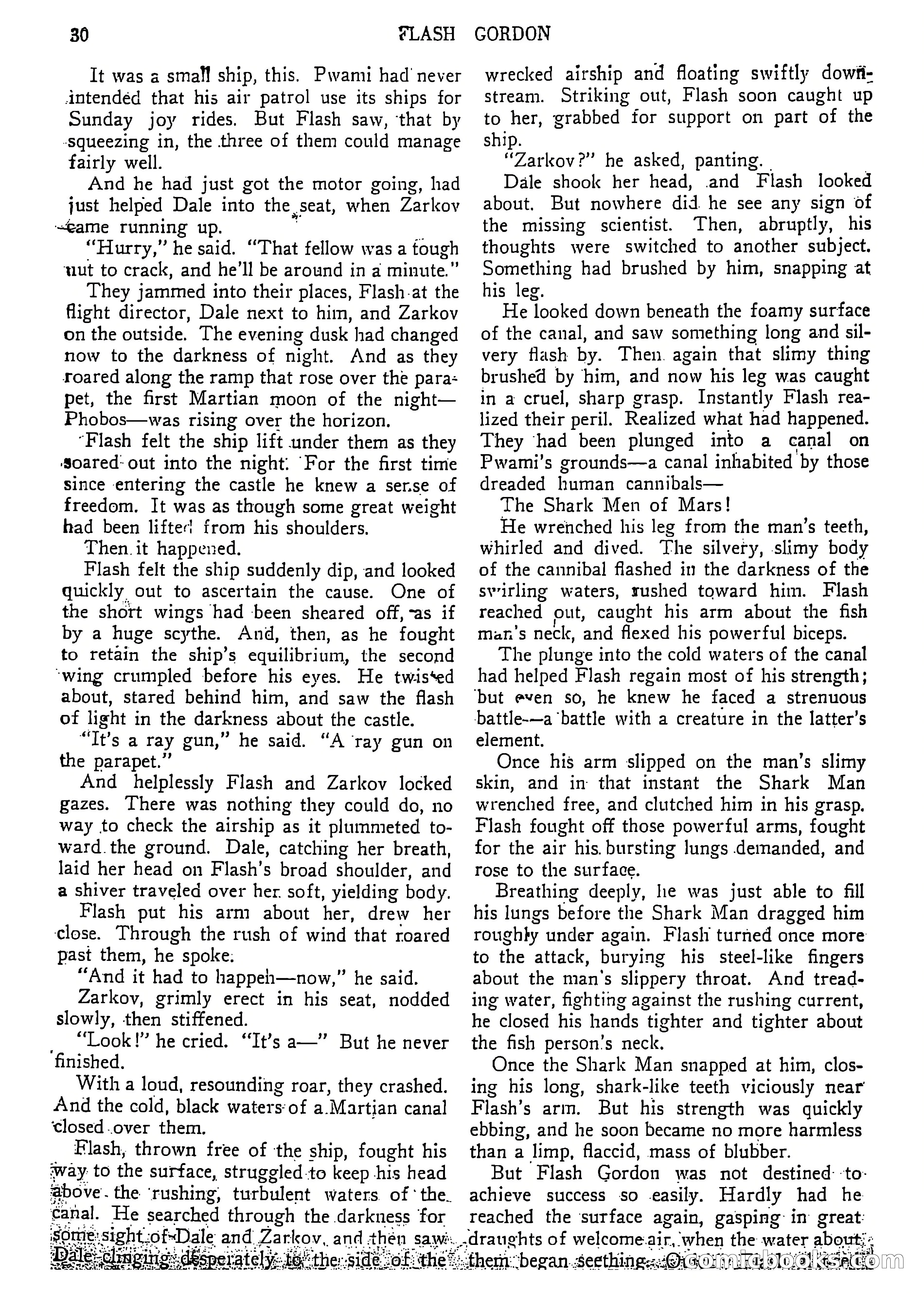 Flash Gordon Strange Adventure Magazine — page 32 of 100