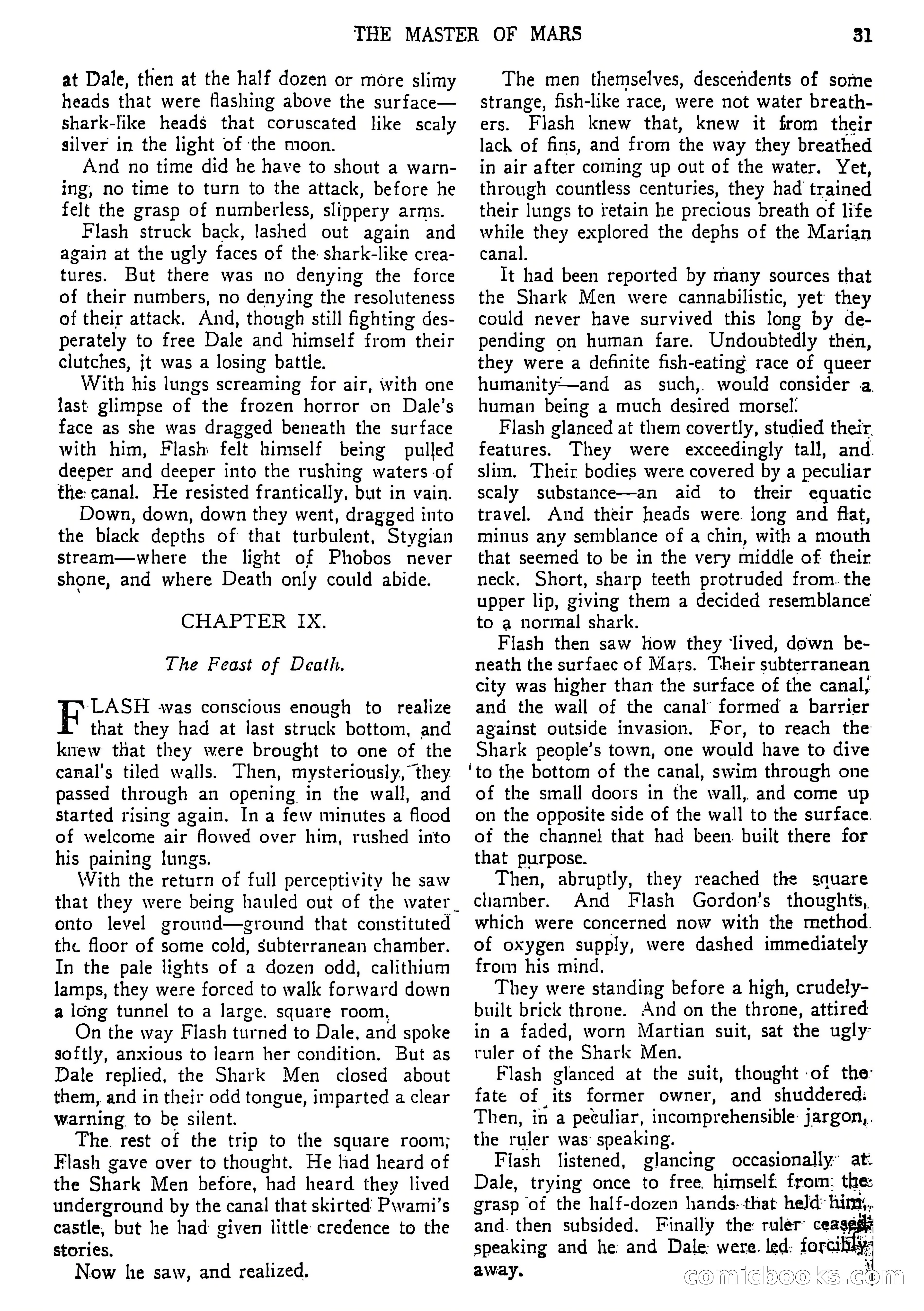 Flash Gordon Strange Adventure Magazine — page 33 of 100