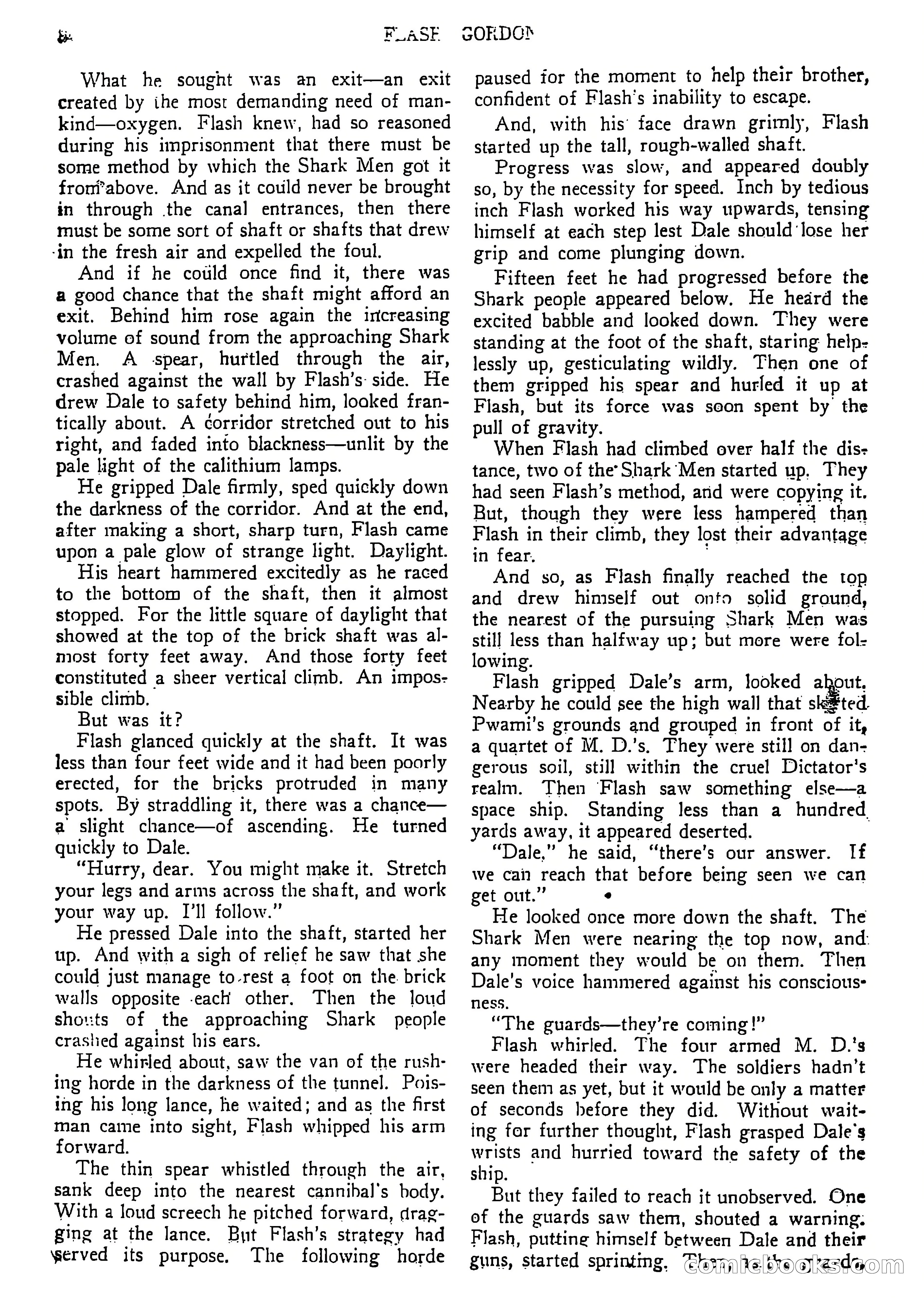 Flash Gordon Strange Adventure Magazine — page 37 of 100