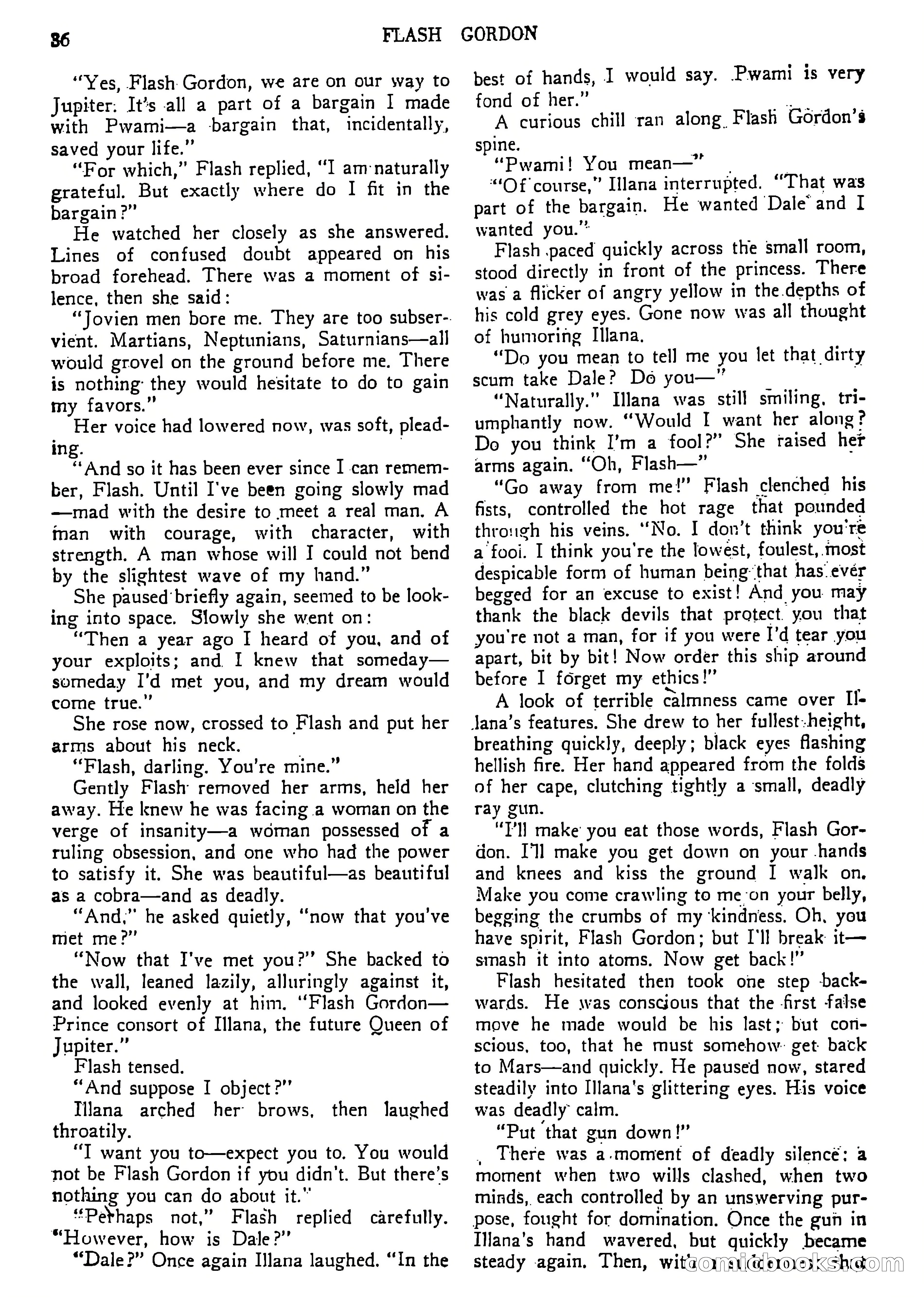 Flash Gordon Strange Adventure Magazine — page 39 of 100