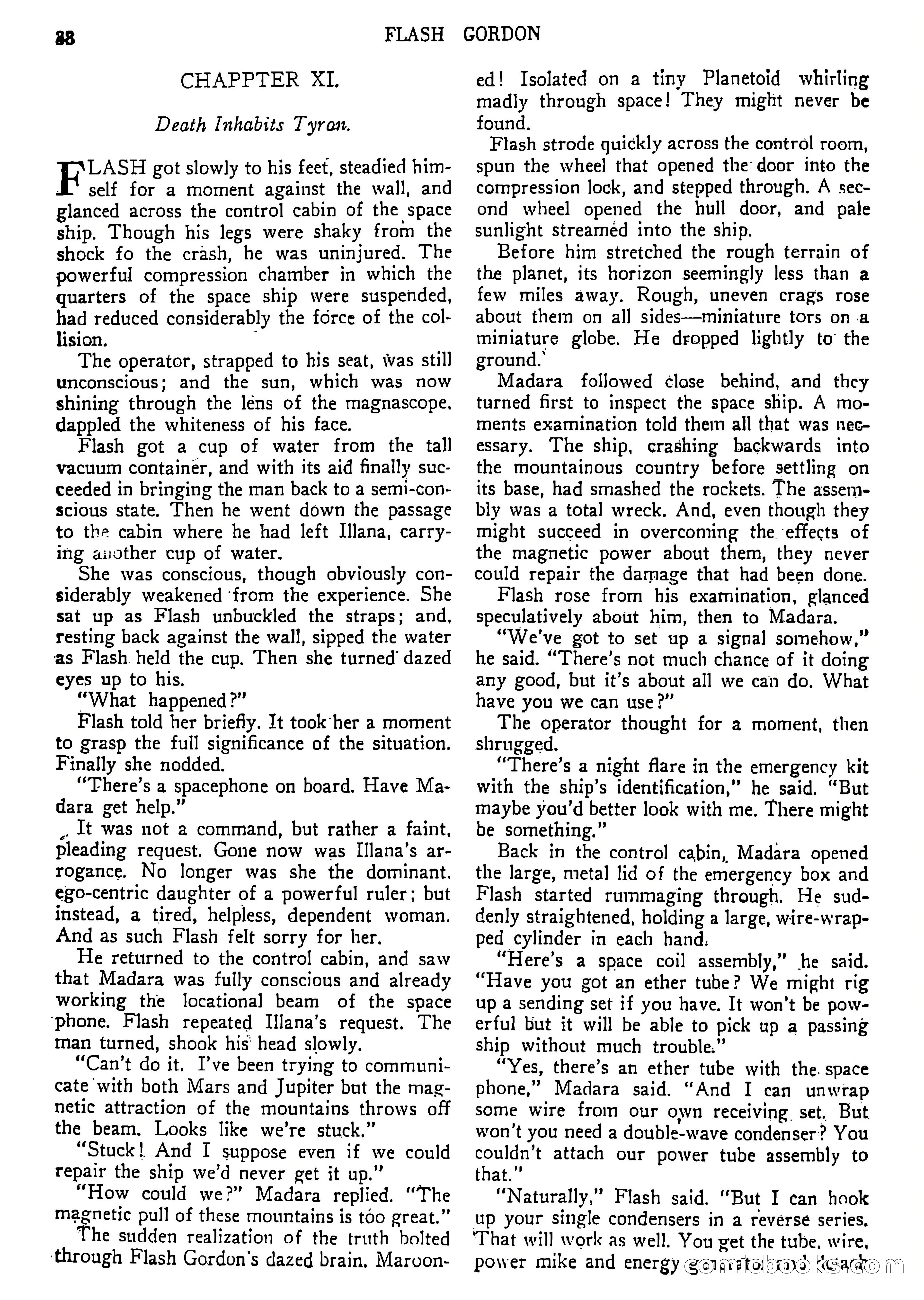 Flash Gordon Strange Adventure Magazine — page 41 of 100