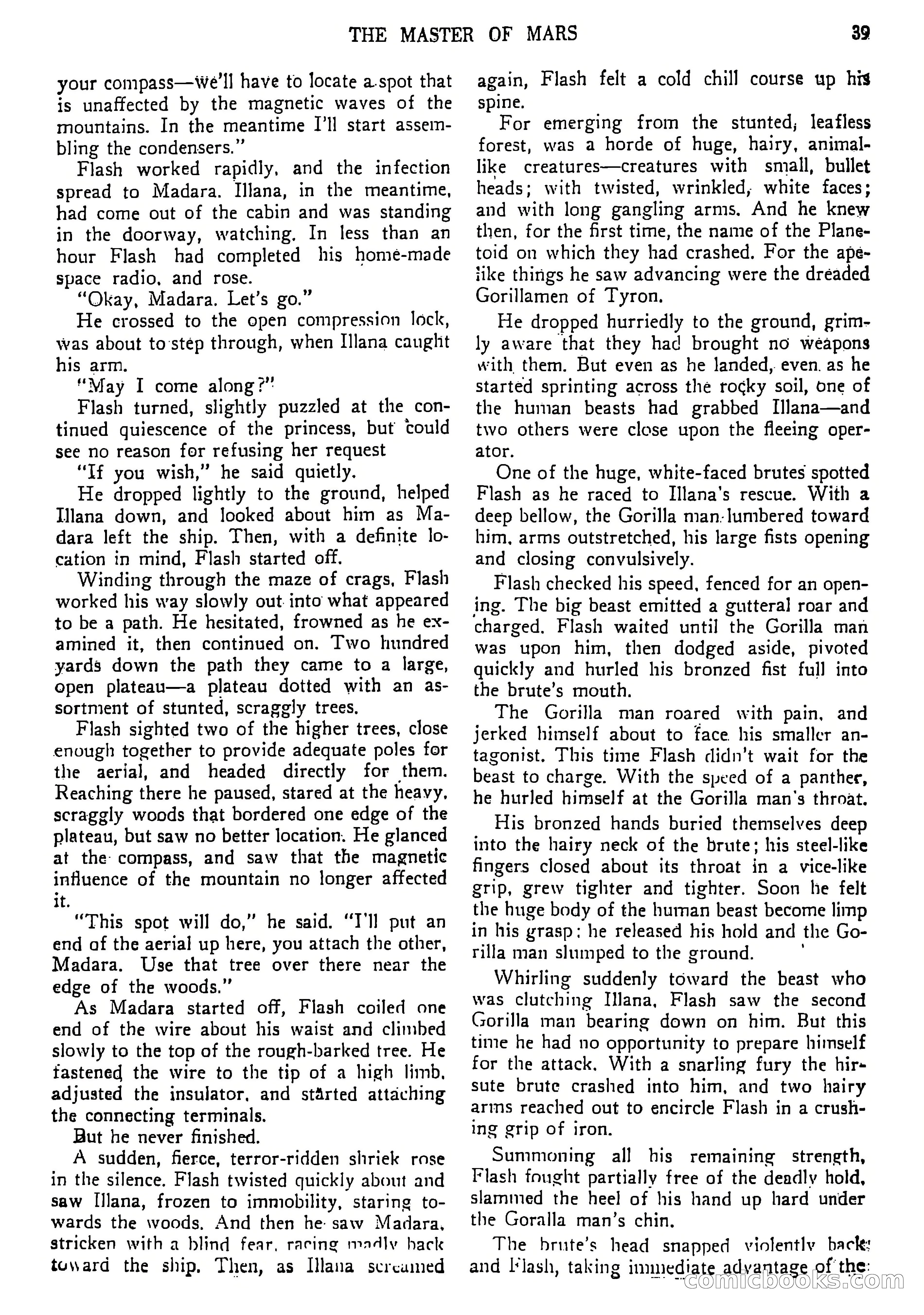 Flash Gordon Strange Adventure Magazine — page 42 of 100