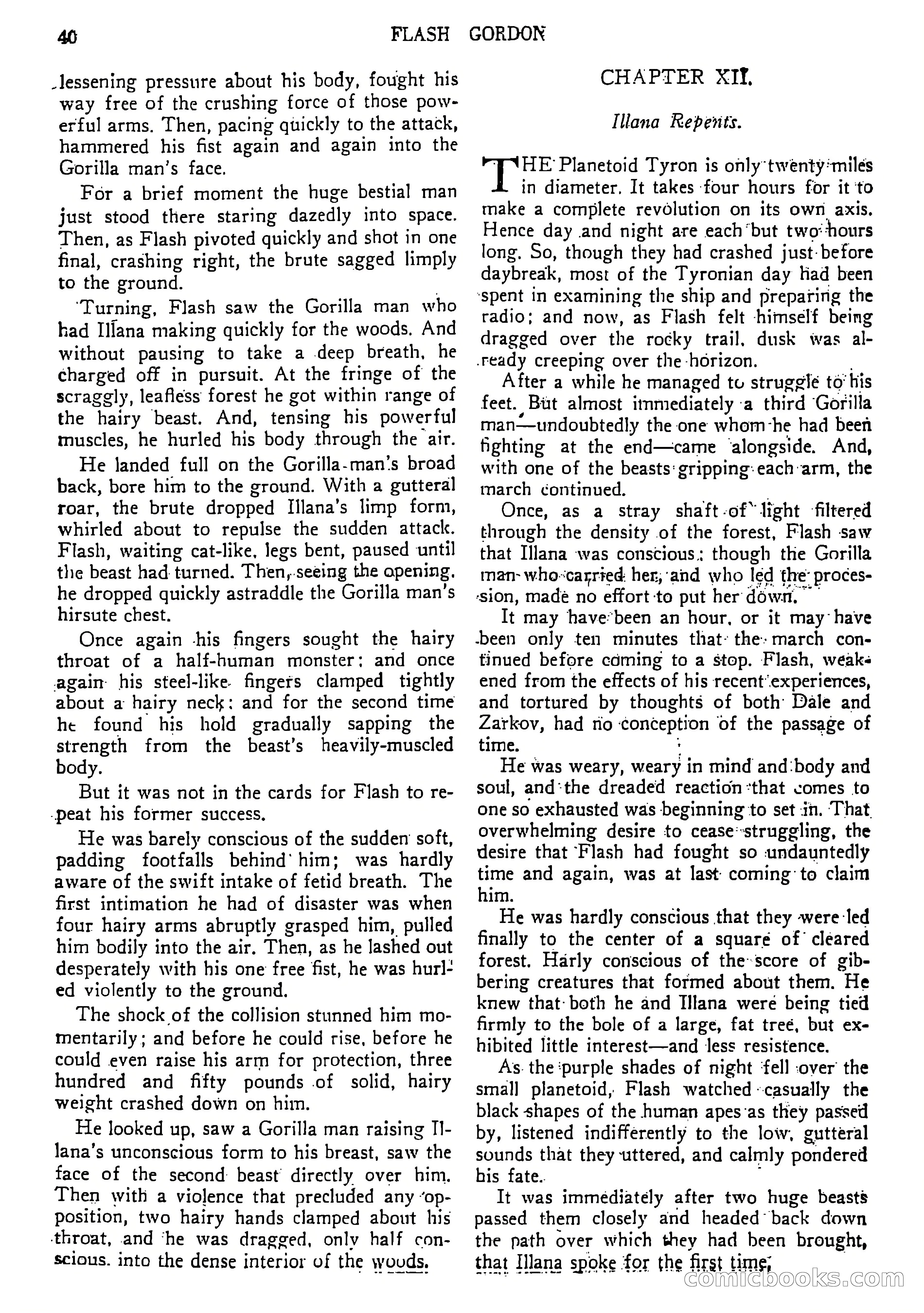 Flash Gordon Strange Adventure Magazine — page 44 of 100