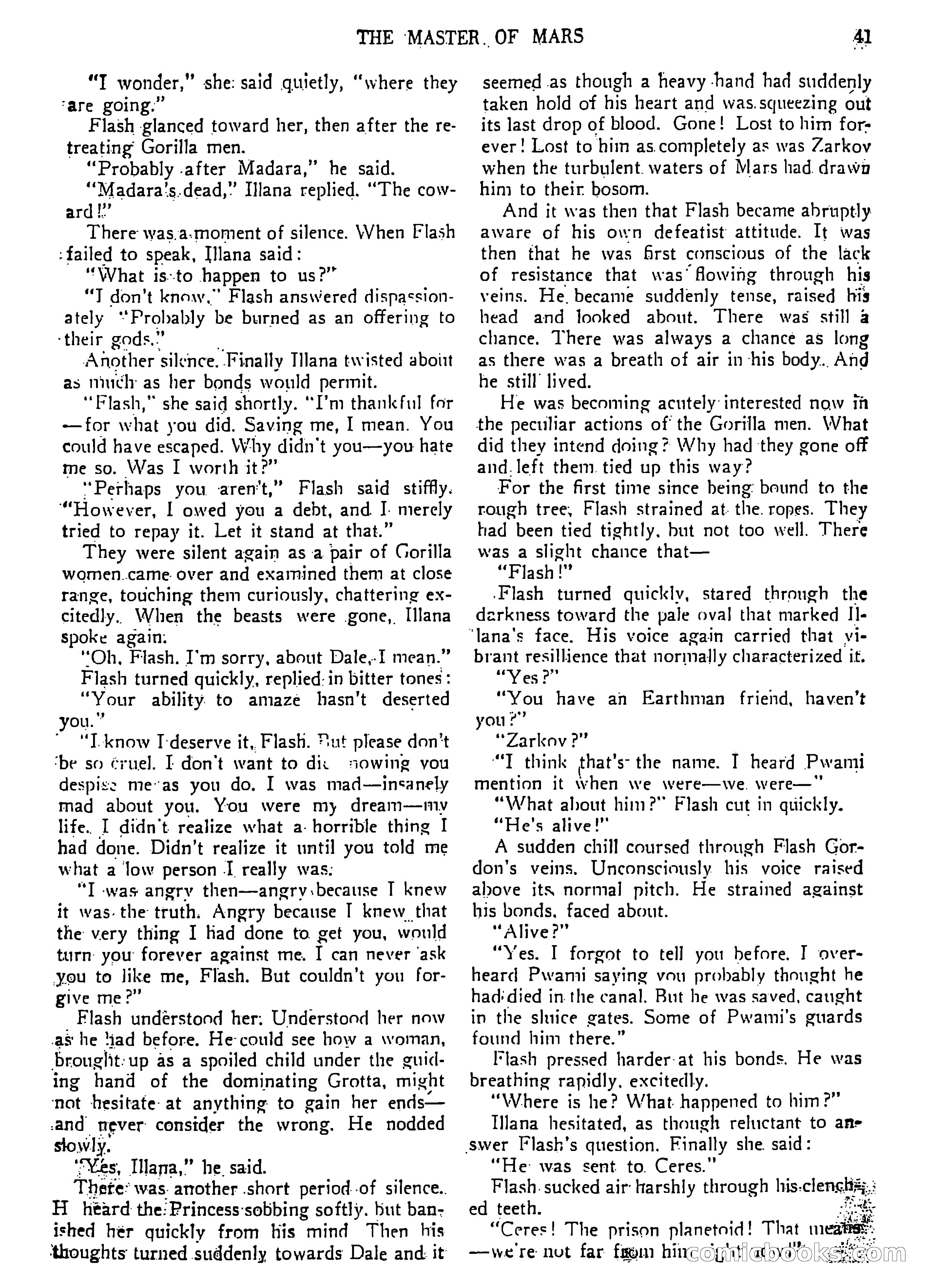 Flash Gordon Strange Adventure Magazine — page 45 of 100