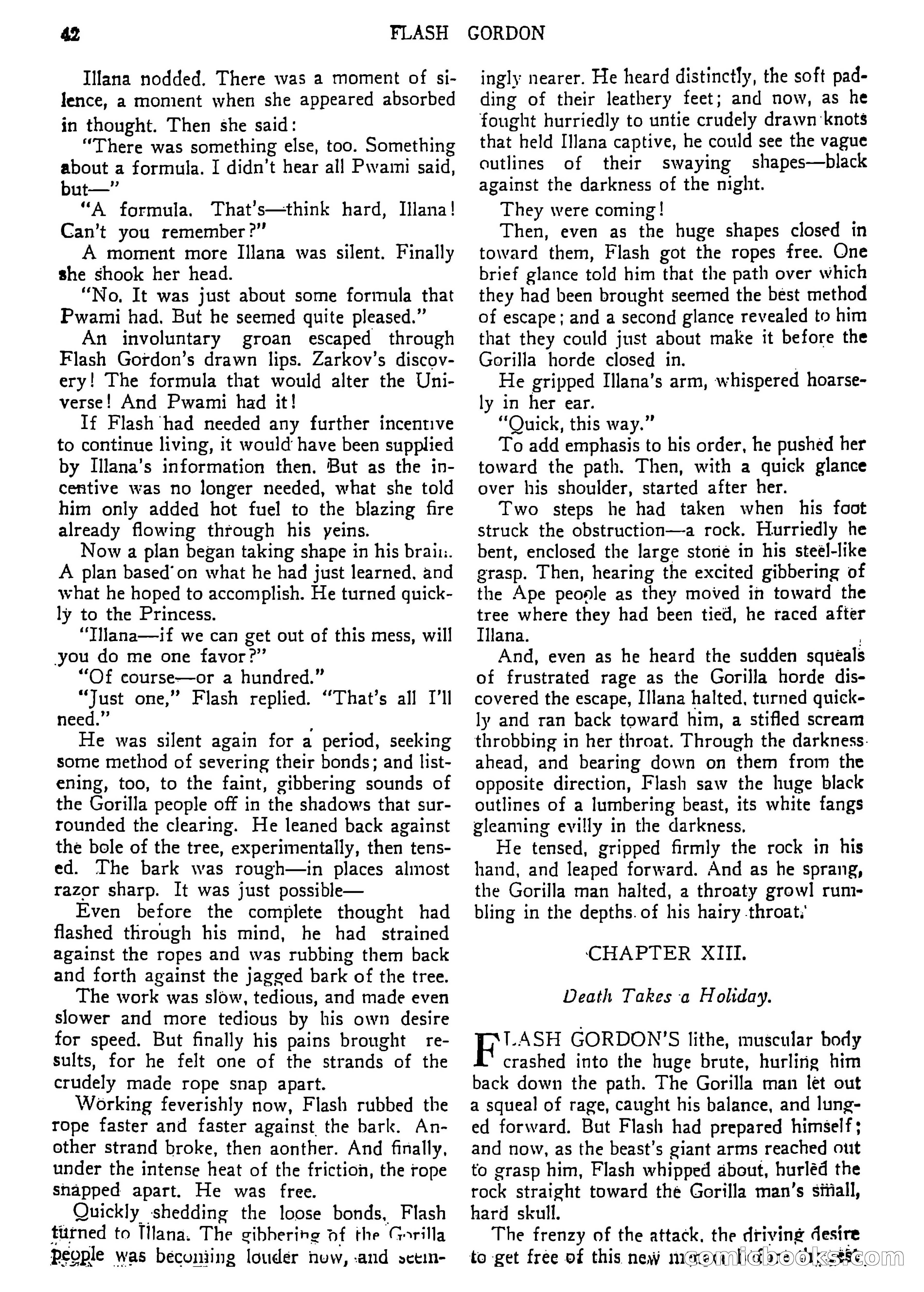 Flash Gordon Strange Adventure Magazine — page 46 of 100