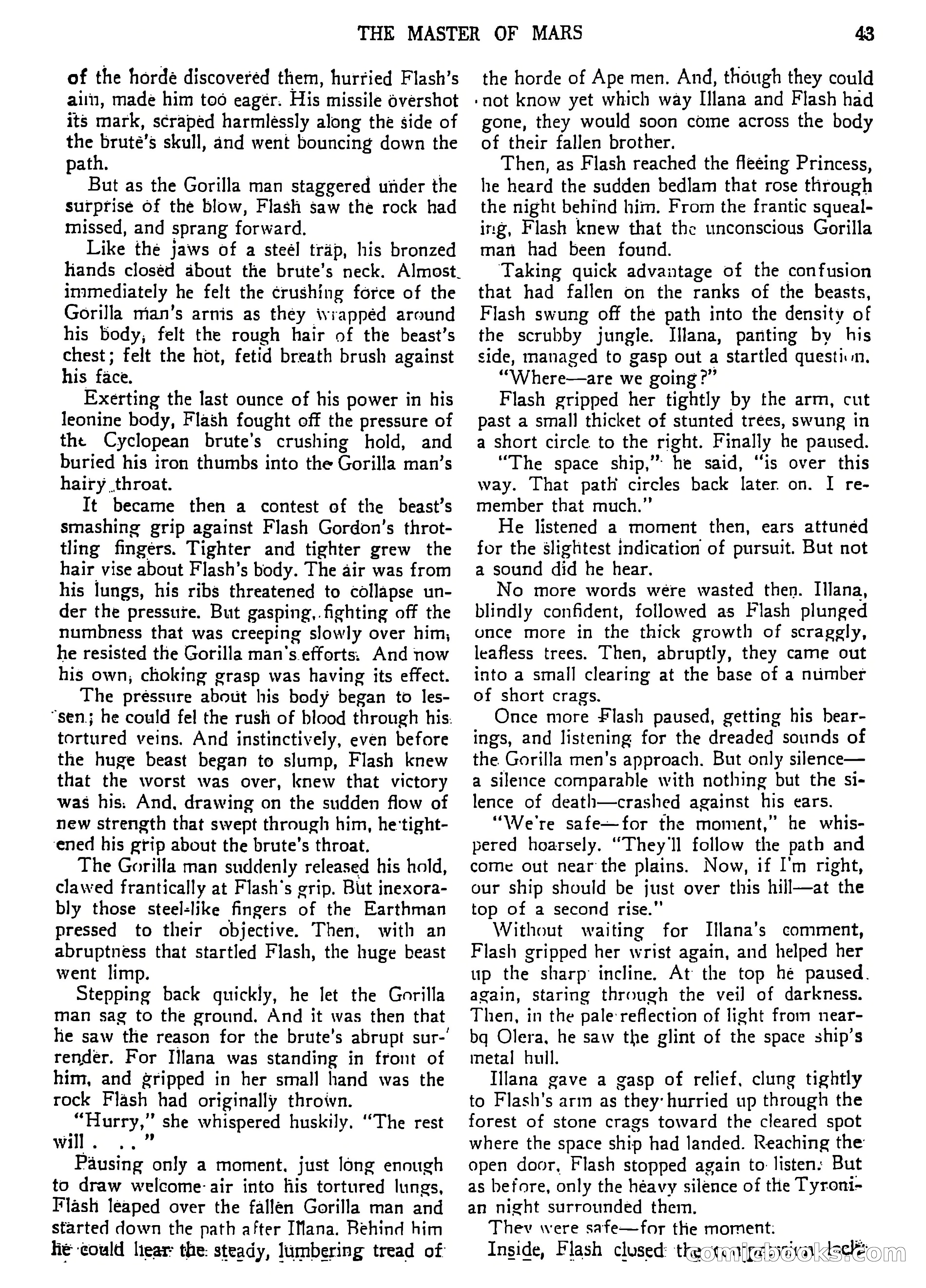Flash Gordon Strange Adventure Magazine — page 47 of 100