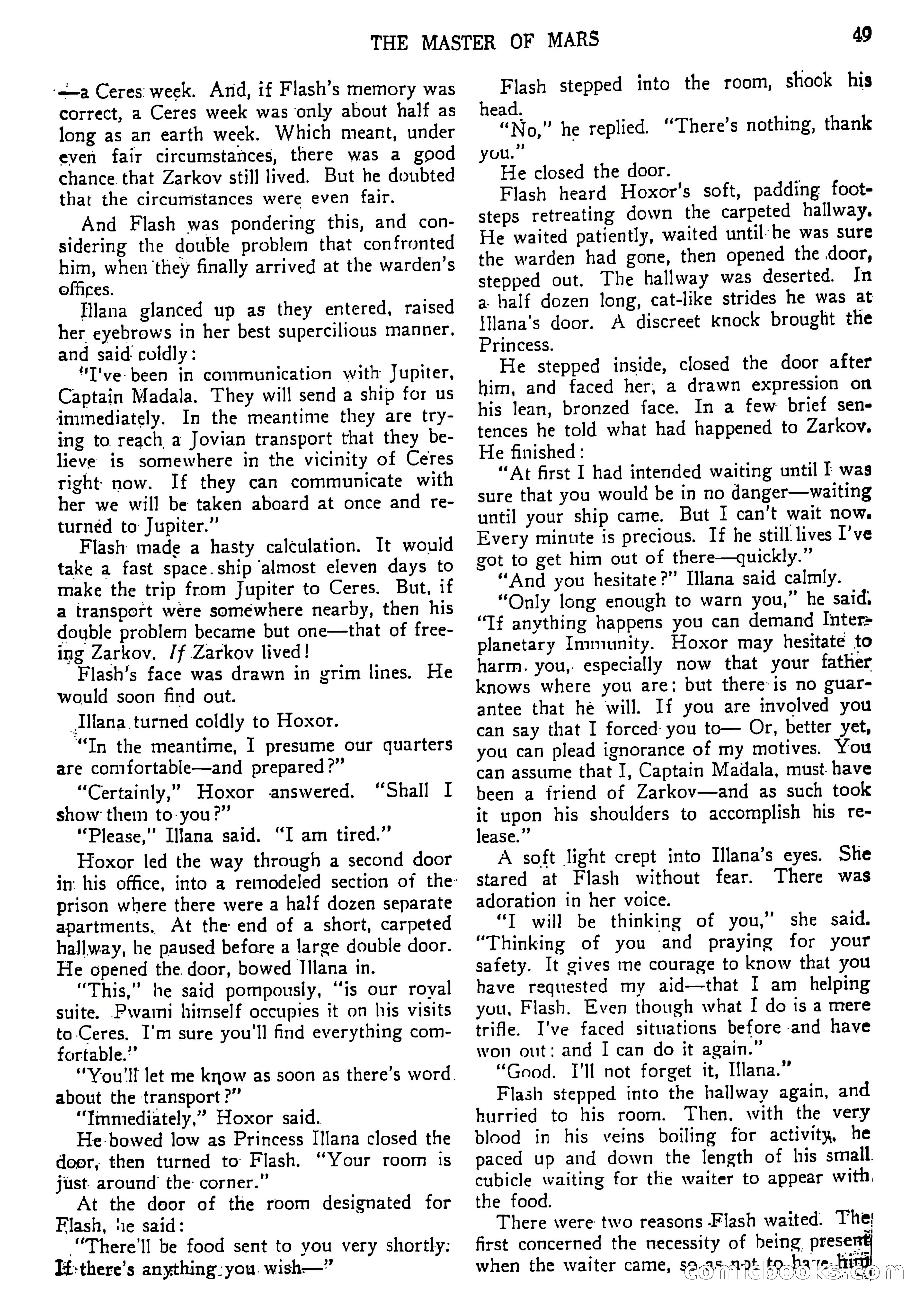 Flash Gordon Strange Adventure Magazine — page 55 of 100
