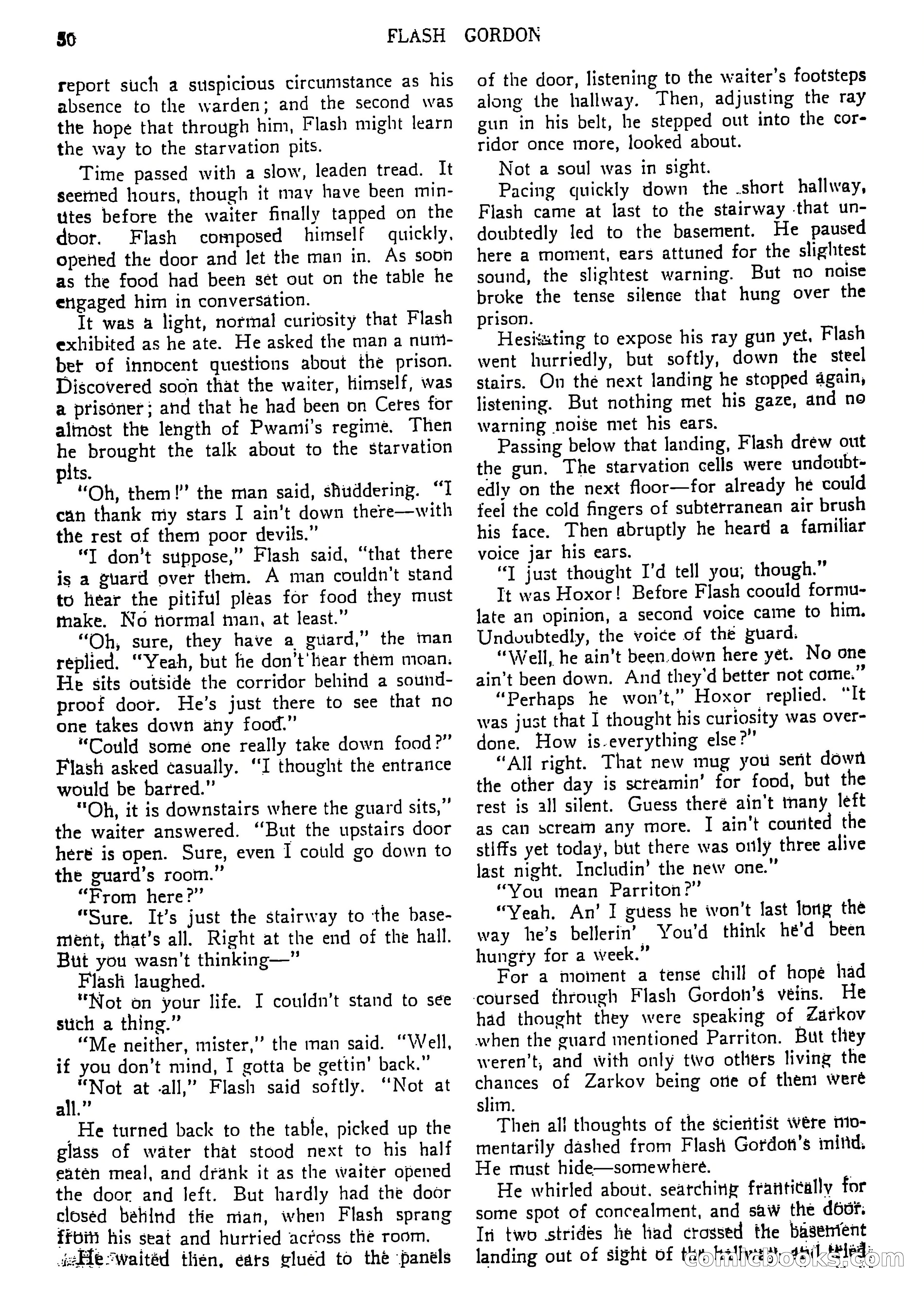 Flash Gordon Strange Adventure Magazine — page 56 of 100
