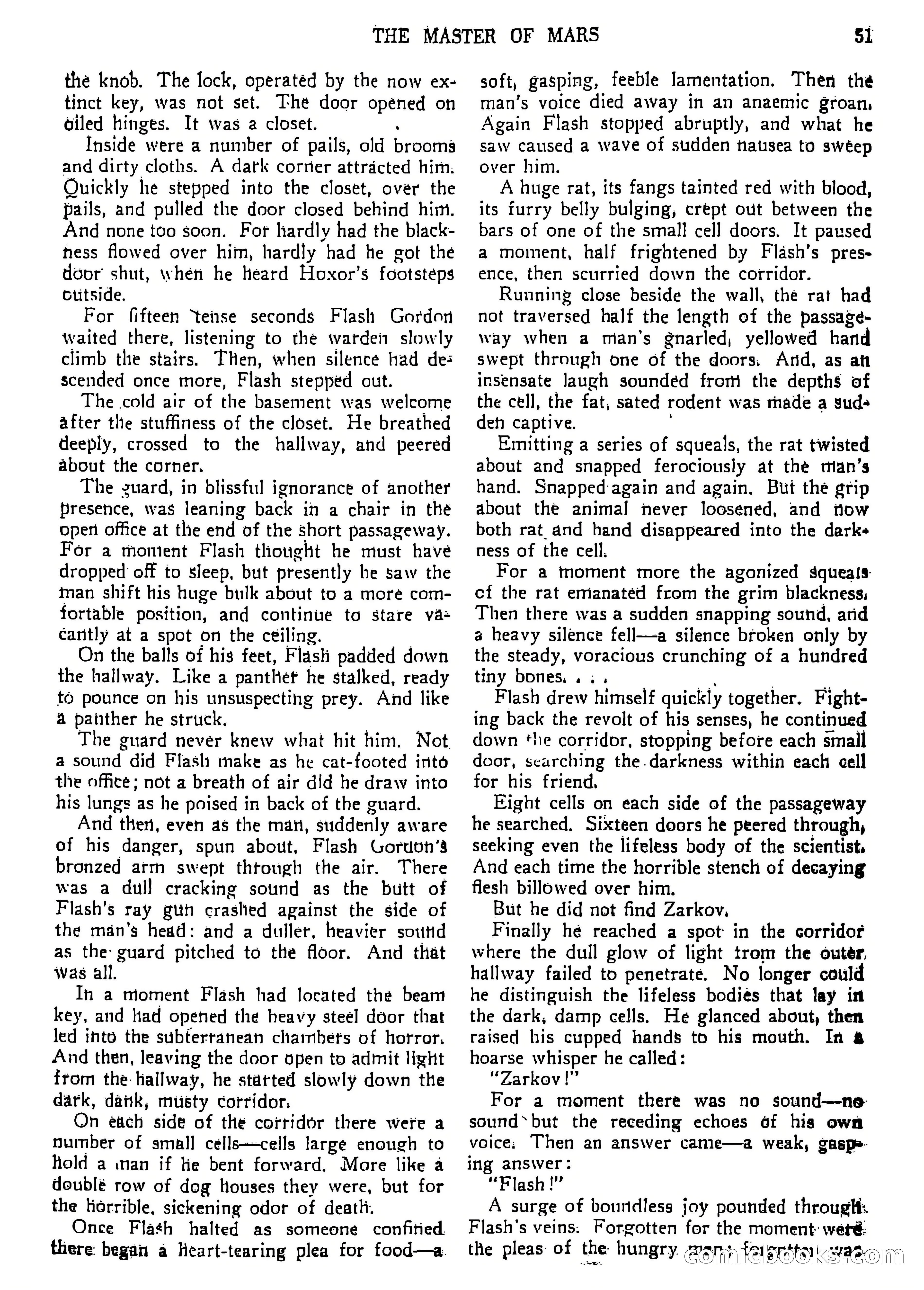 Flash Gordon Strange Adventure Magazine — page 57 of 100
