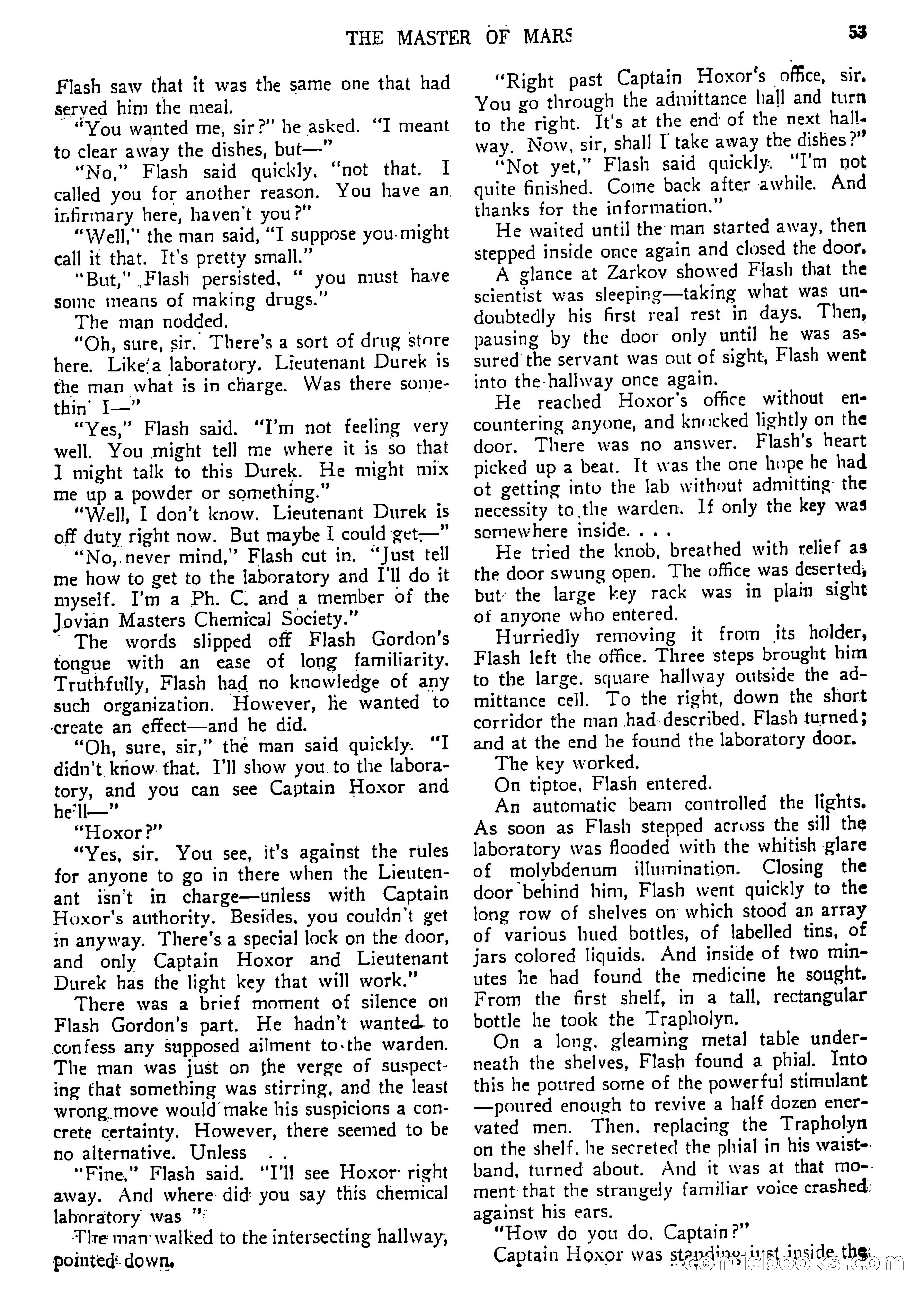 Flash Gordon Strange Adventure Magazine — page 59 of 100