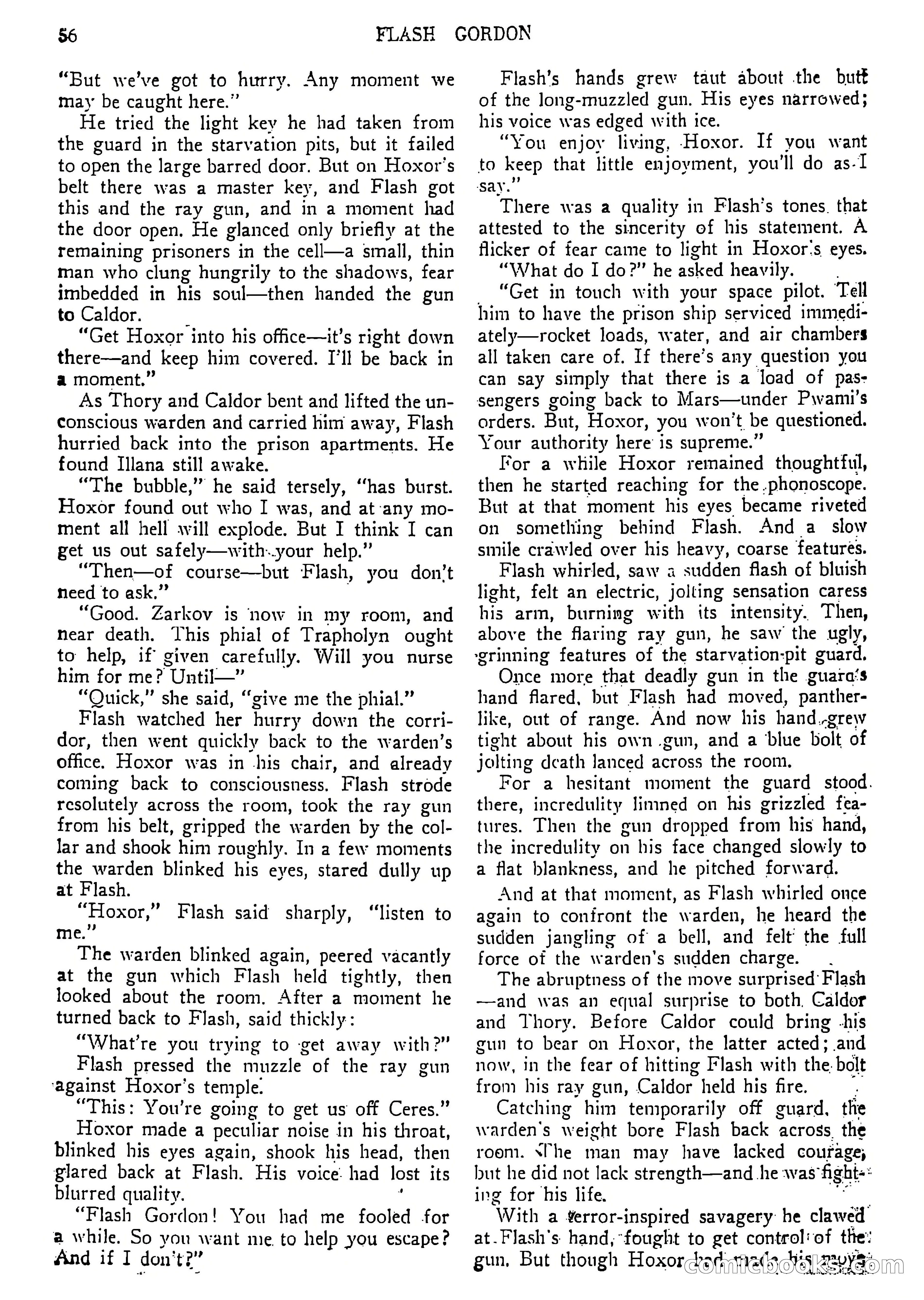 Flash Gordon Strange Adventure Magazine — page 62 of 100