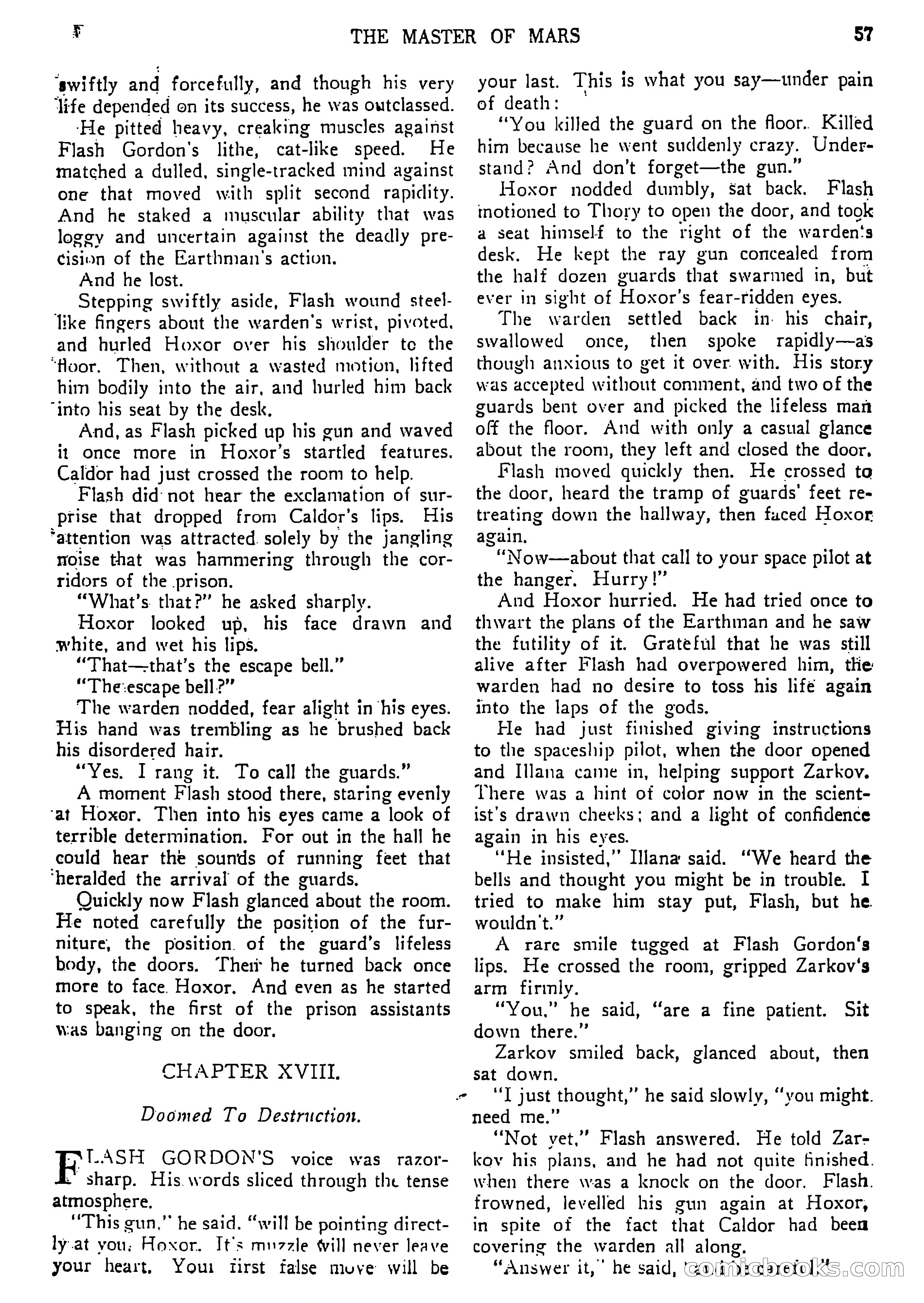 Flash Gordon Strange Adventure Magazine — page 63 of 100