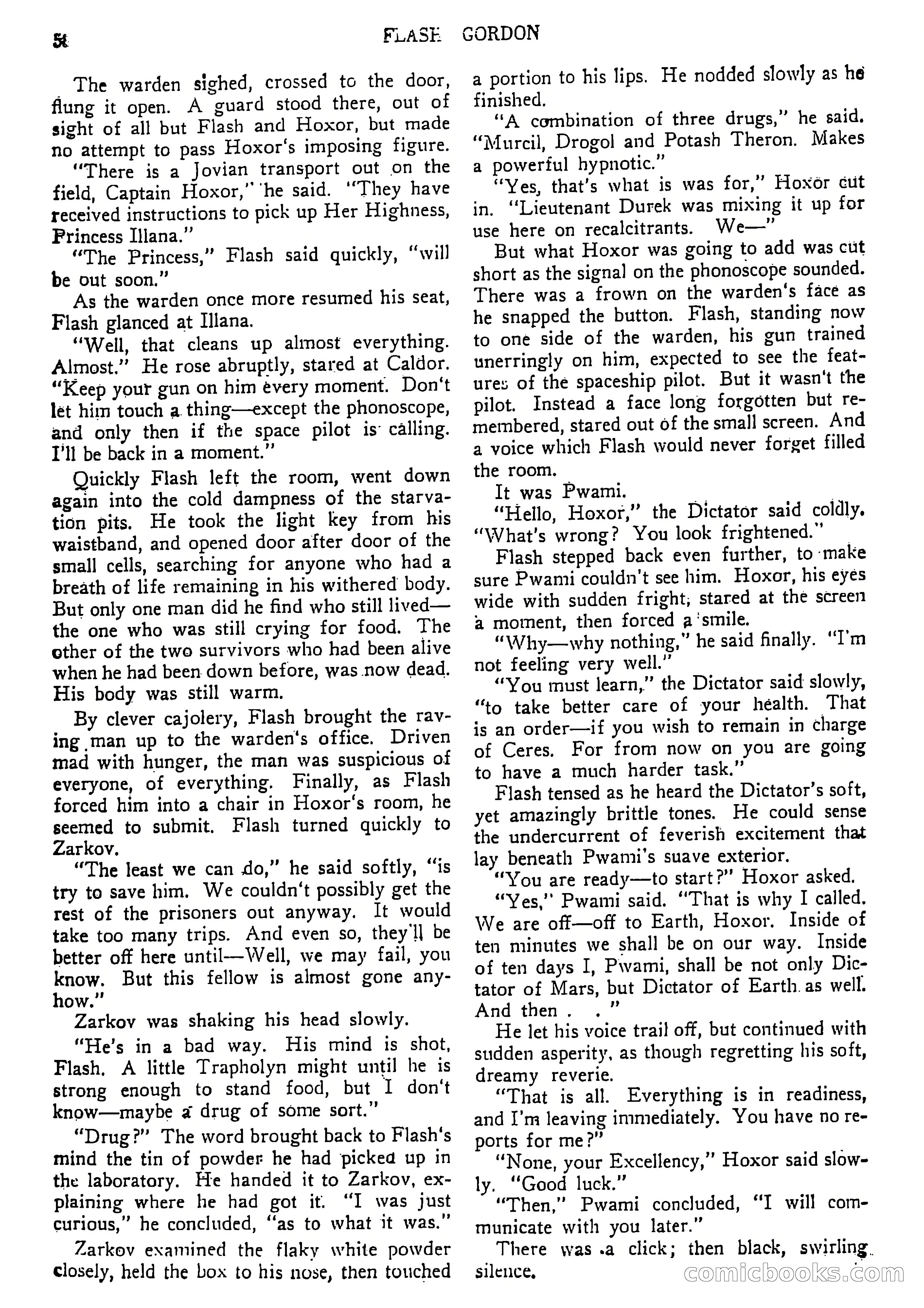 Flash Gordon Strange Adventure Magazine — page 64 of 100