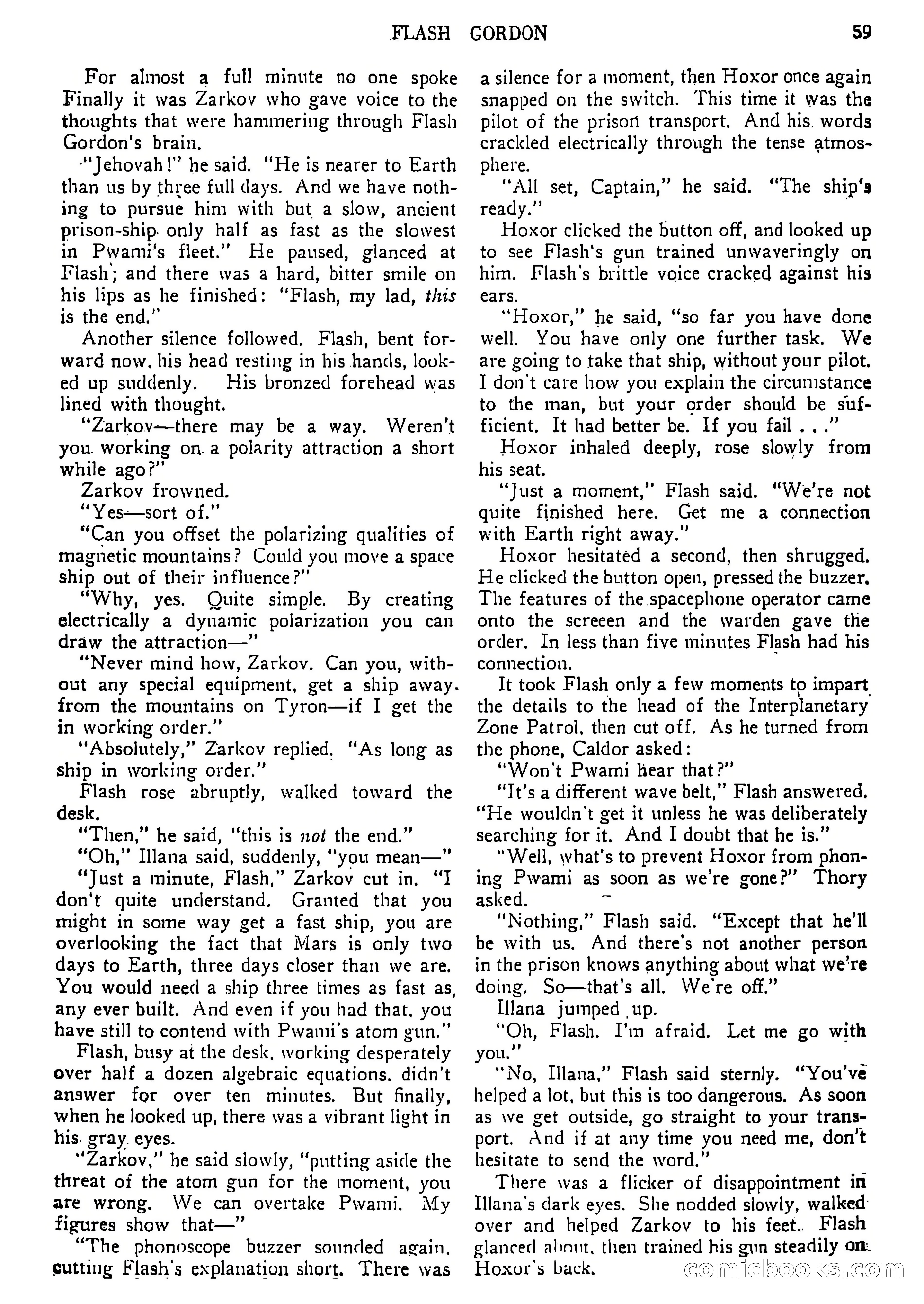 Flash Gordon Strange Adventure Magazine — page 65 of 100